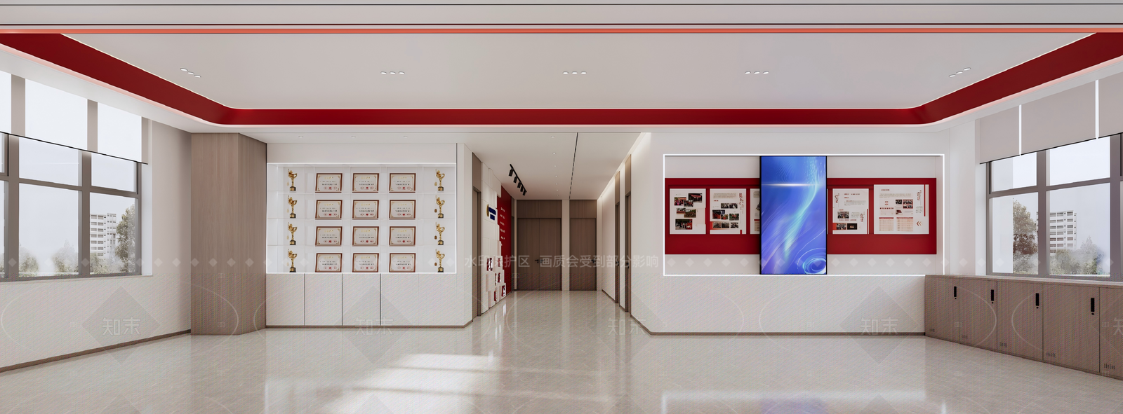 现代极简党建室SU模型下载【ID:1207768073】