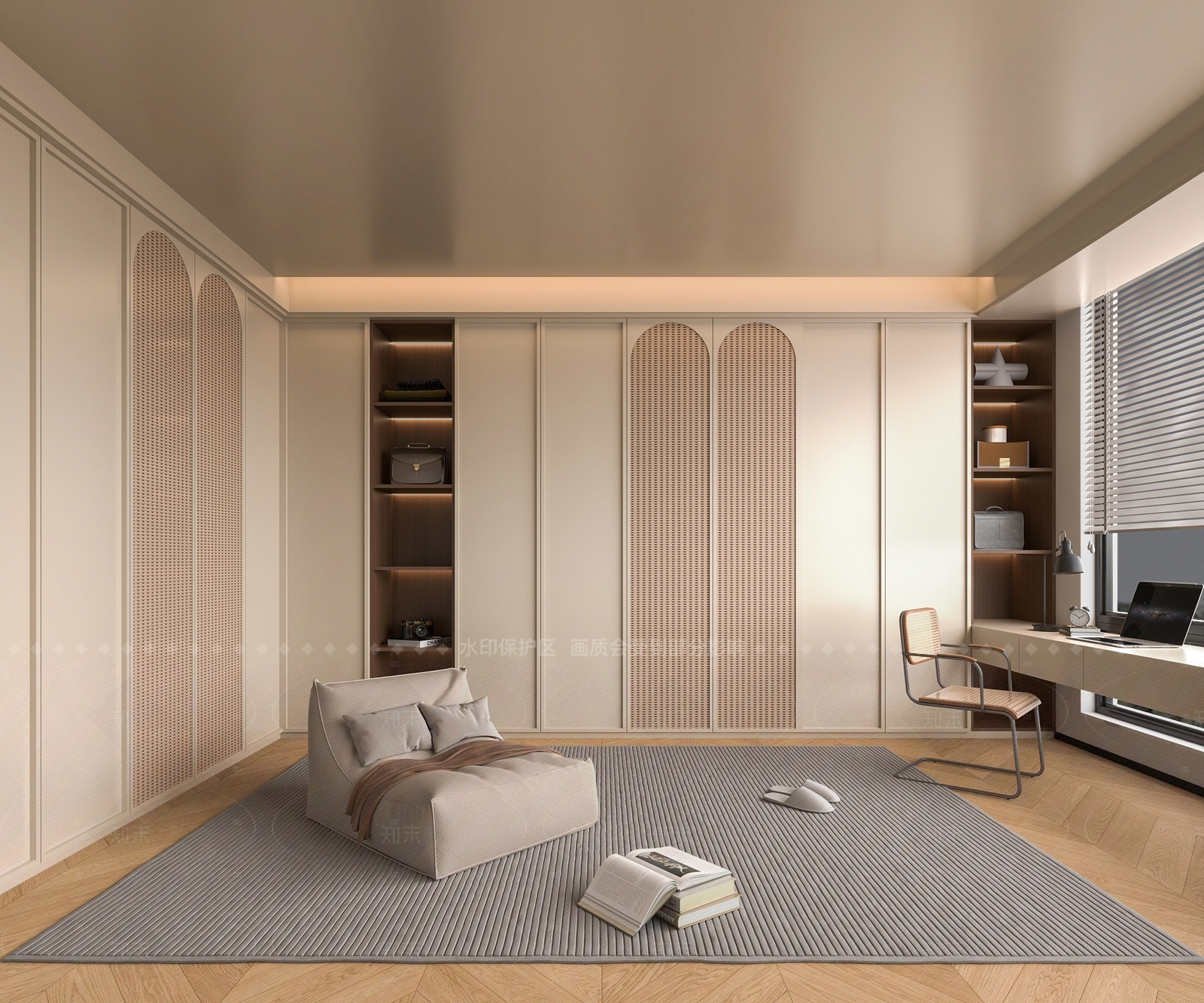 现代衣柜3D模型下载【ID:1207768006】