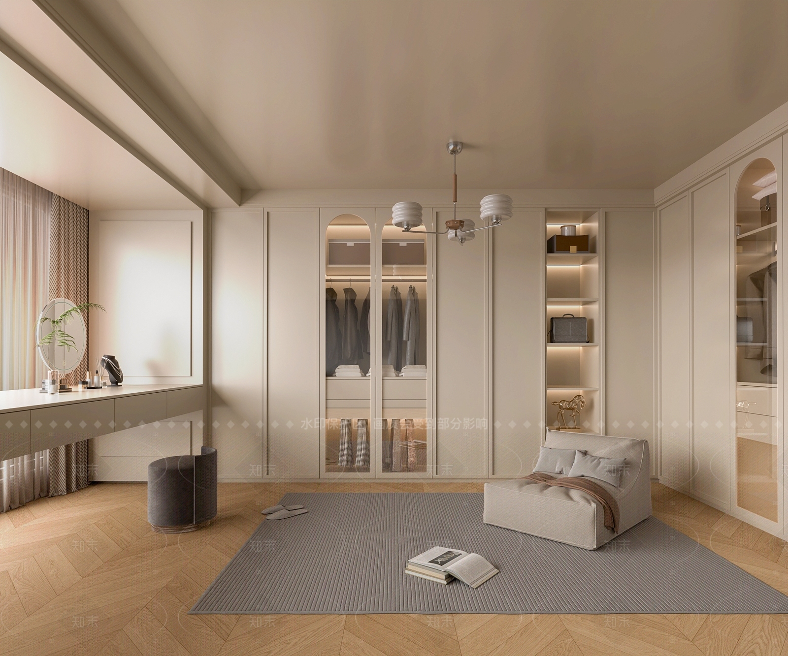 现代衣柜3D模型下载【ID:1207768296】