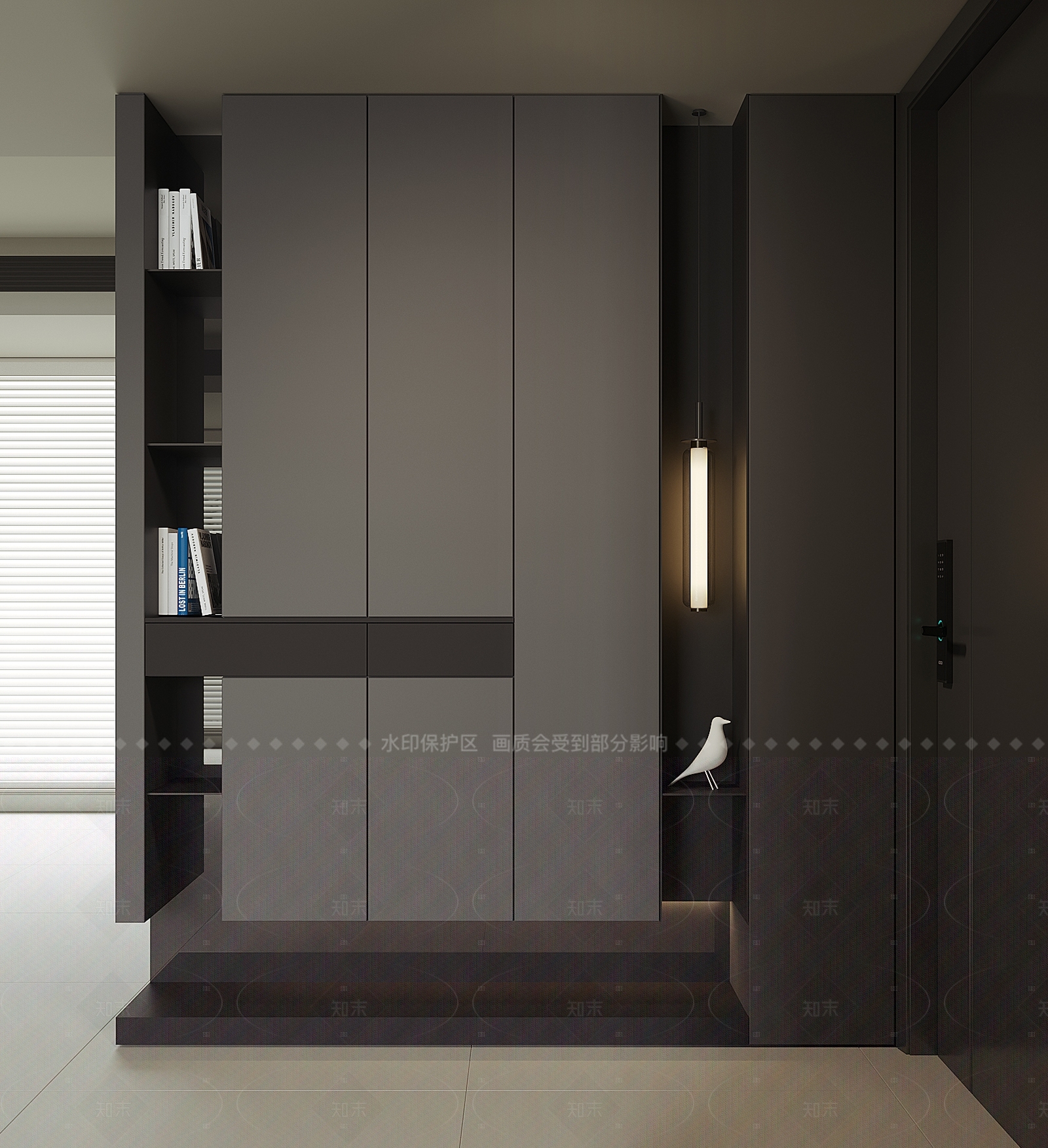 现代鞋柜3D模型下载【ID:1207788478】