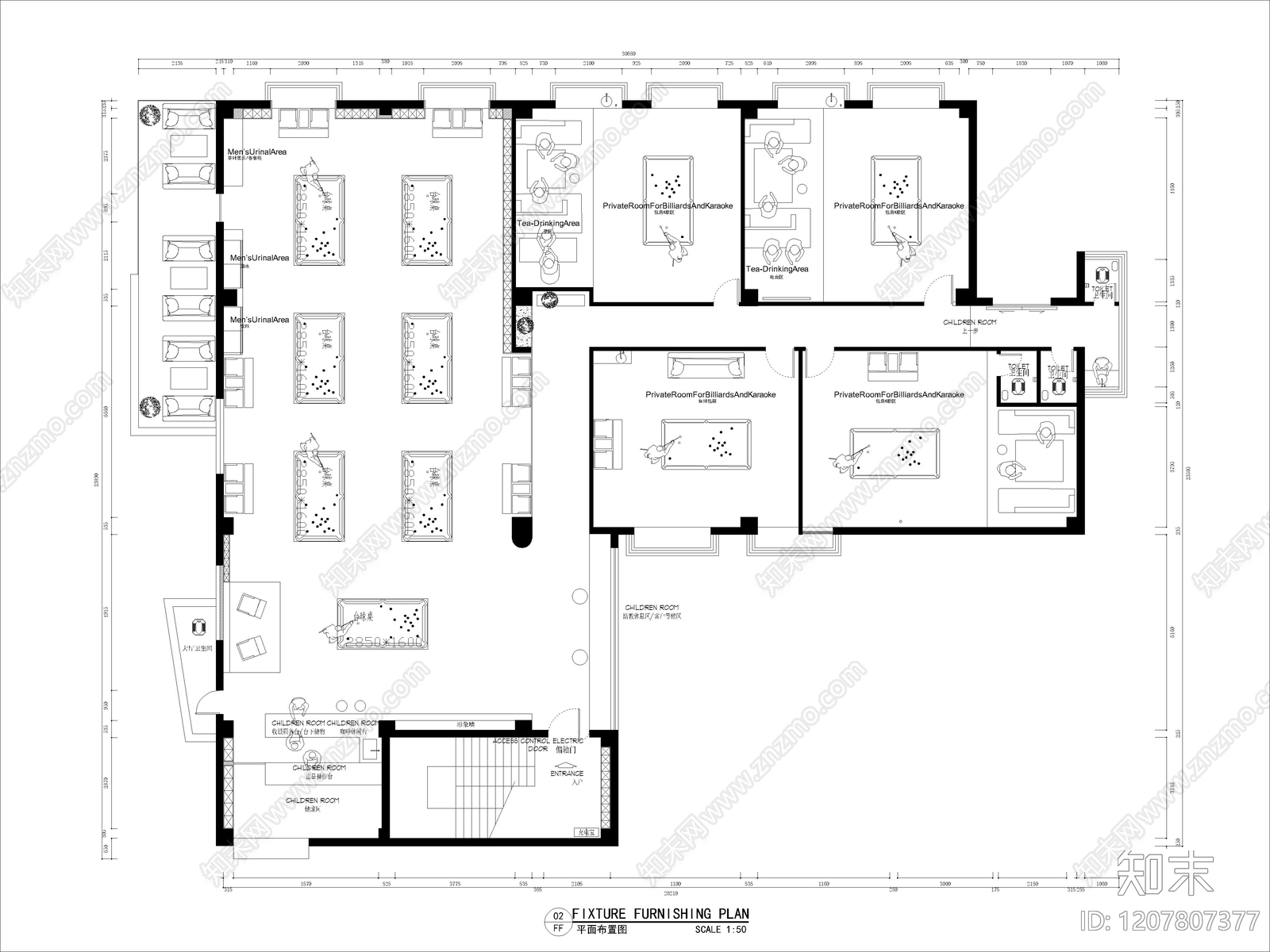 工装平面图施工图下载【ID:1207807377】
