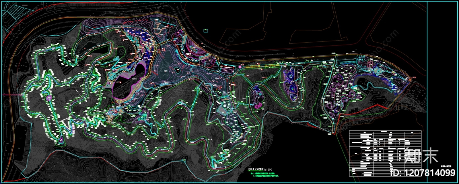 景观平面图施工图下载【ID:1207814099】