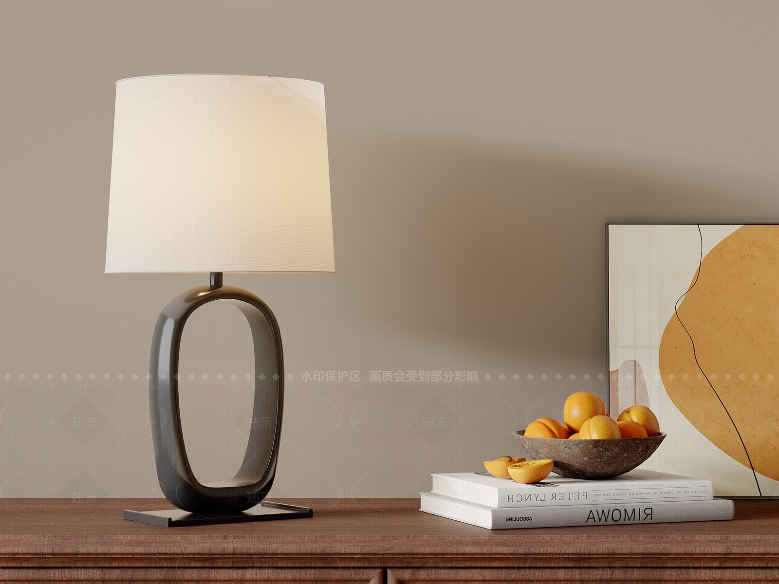 现代意式台灯3D模型下载【ID:1207821674】