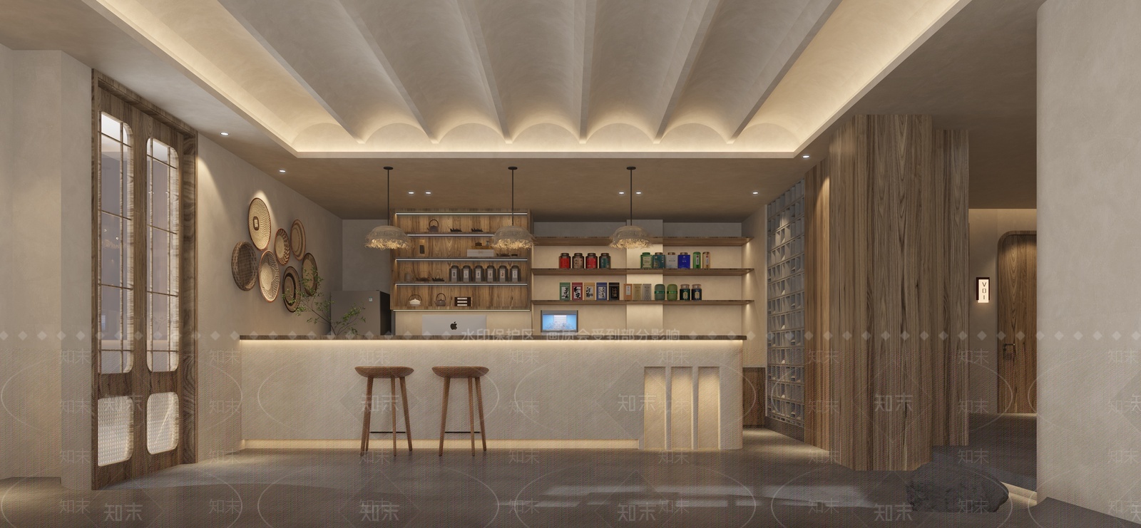 侘寂茶楼3D模型下载【ID:1207835548】