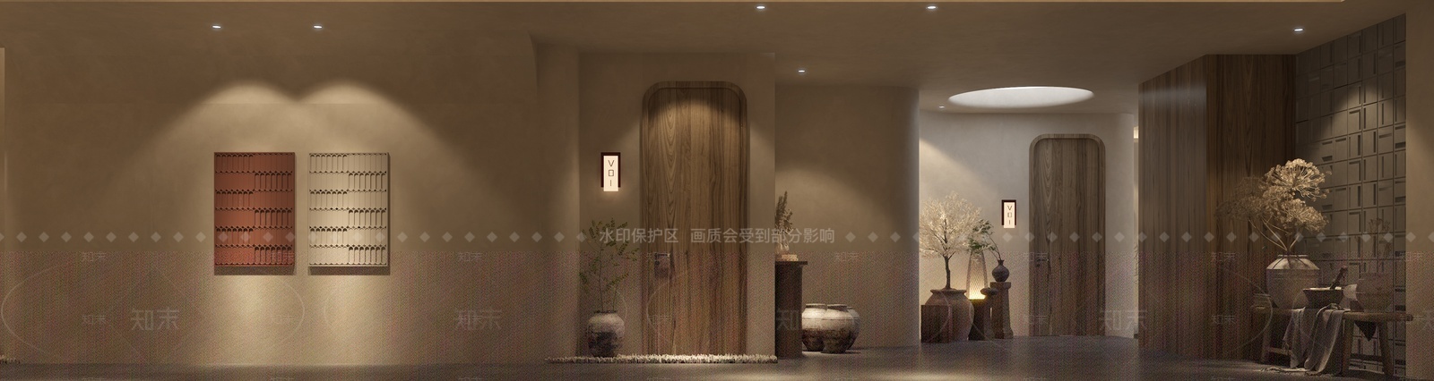 侘寂茶楼3D模型下载【ID:1207835548】