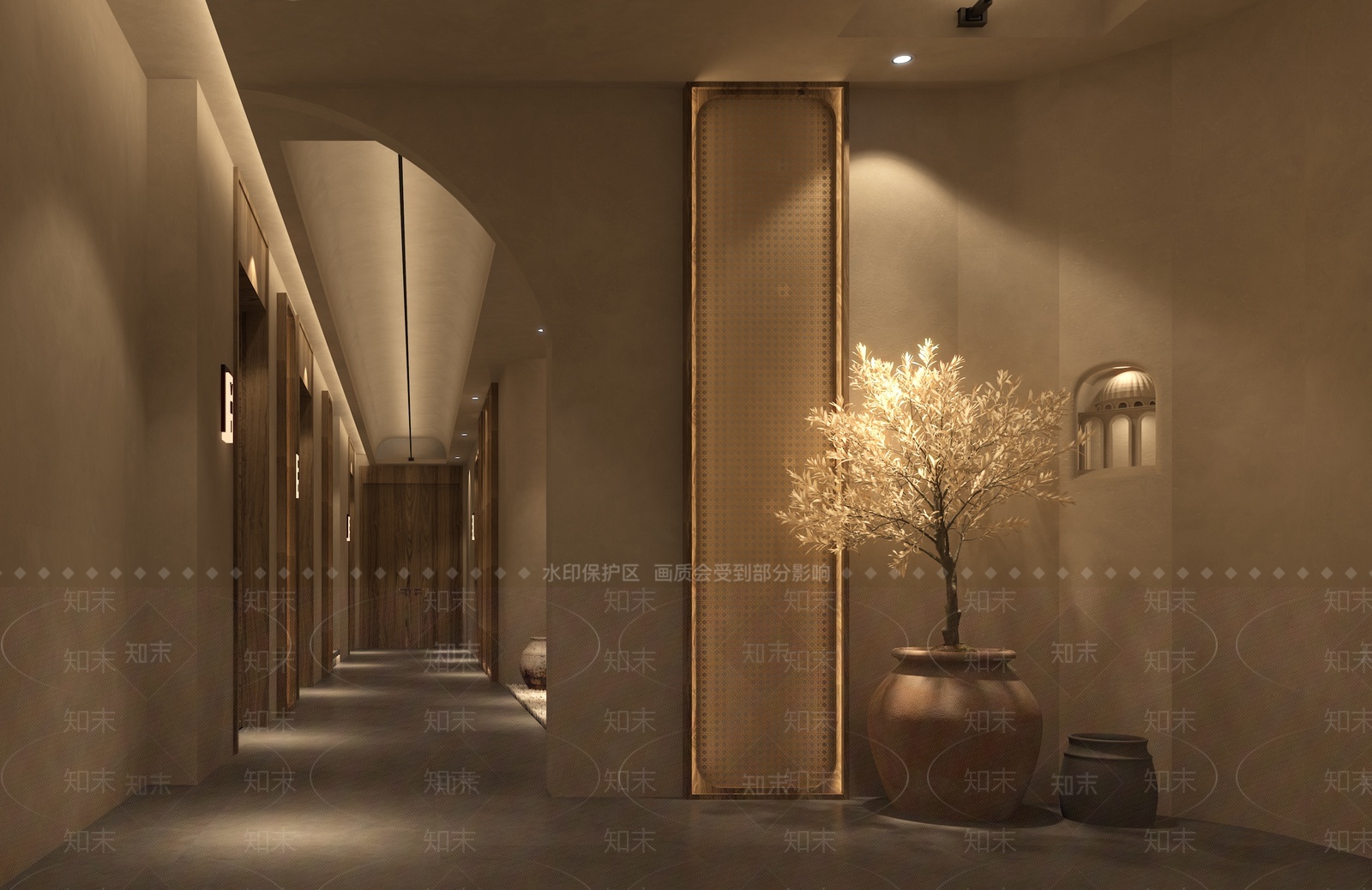 侘寂茶楼3D模型下载【ID:1207835548】
