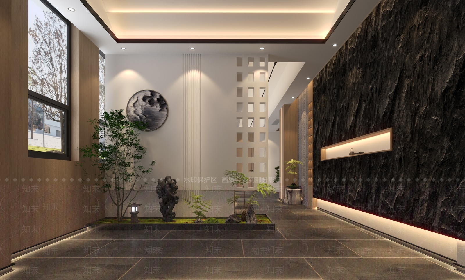 新中式茶楼3D模型下载【ID:1207836138】