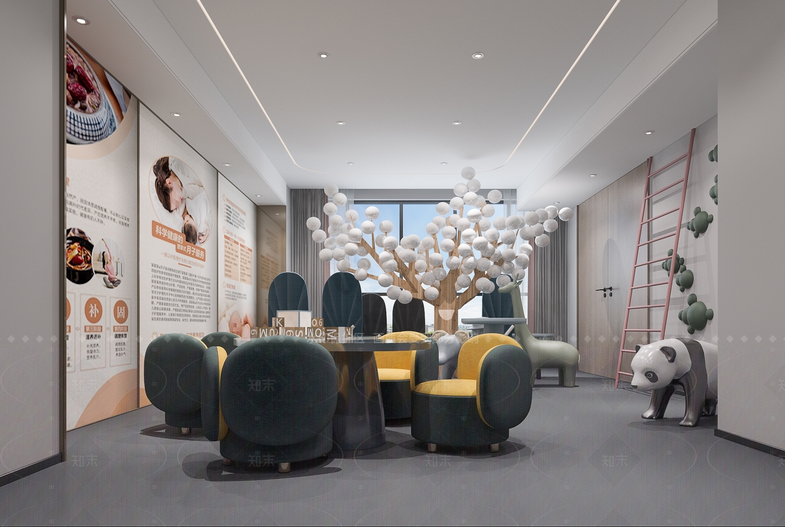 现代儿童乐园3D模型下载【ID:1207956385】