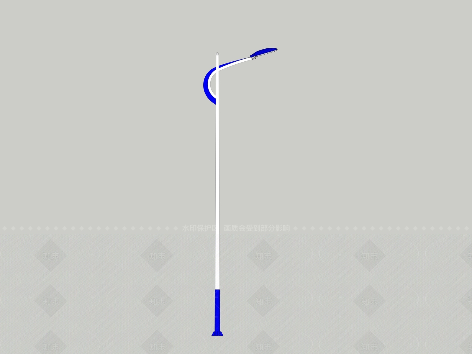 现代简约景观灯SU模型下载【ID:1208032750】