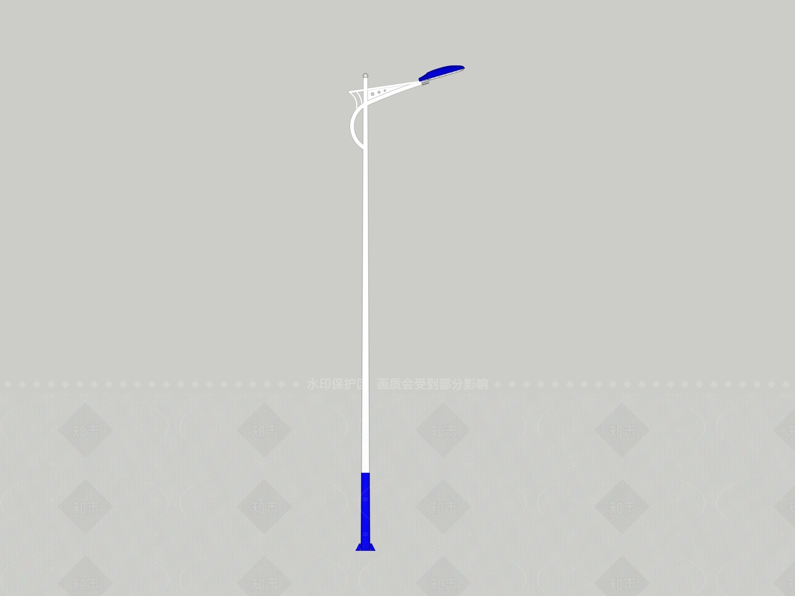 现代简约景观灯SU模型下载【ID:1208034209】