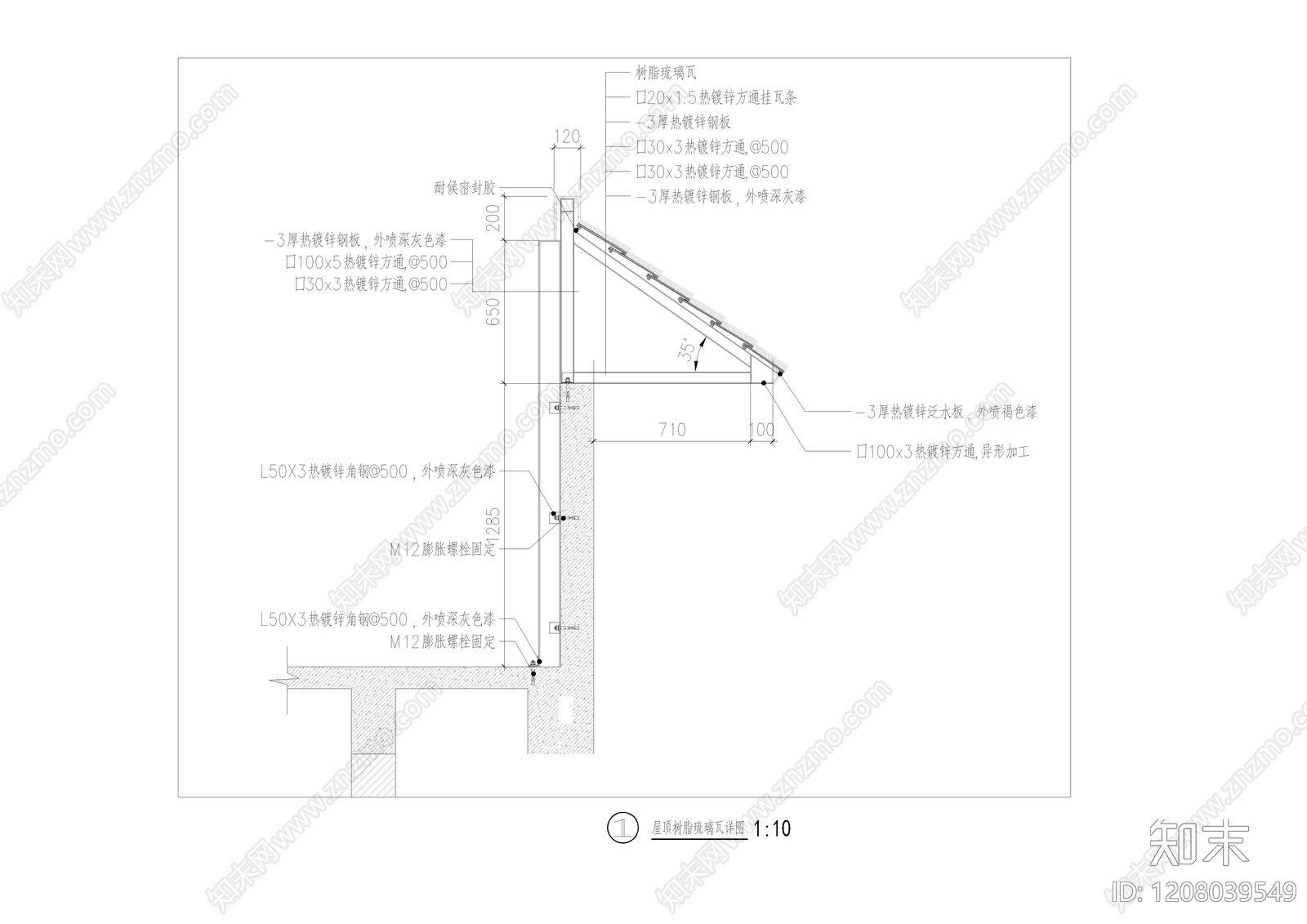 仿古建筑施工图下载【ID:1208039549】