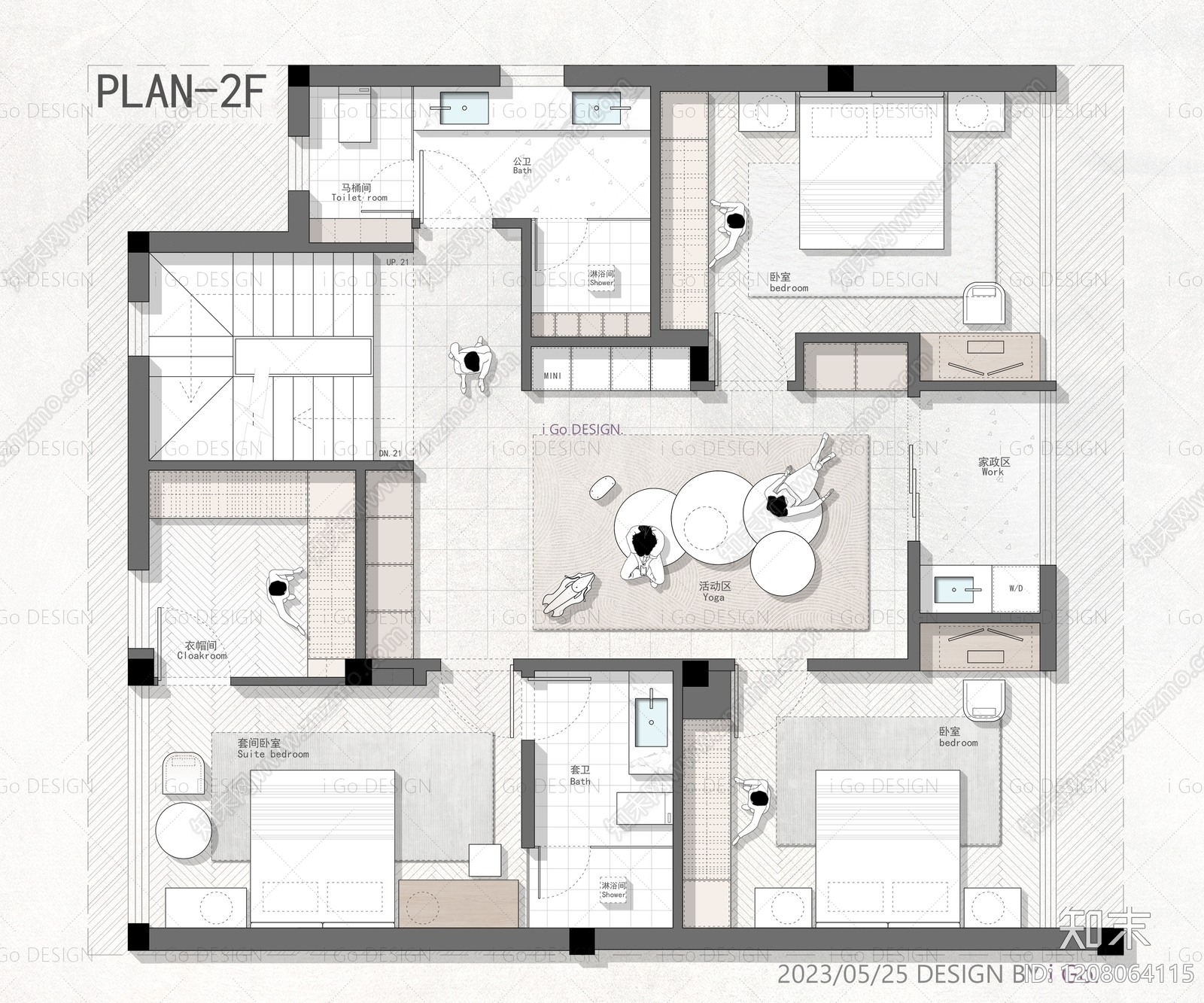 别墅cad施工图下载【ID:1208064115】