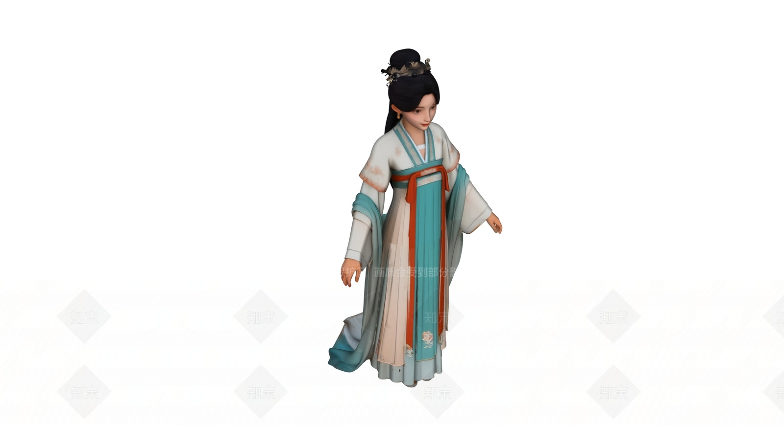 女人SU模型下载【ID:1208080377】