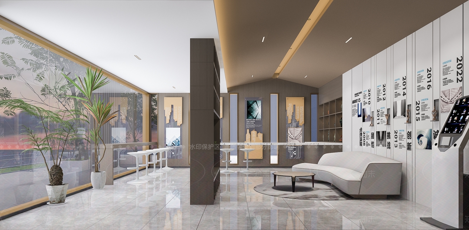 现代服务中心3D模型下载【ID:1208123292】