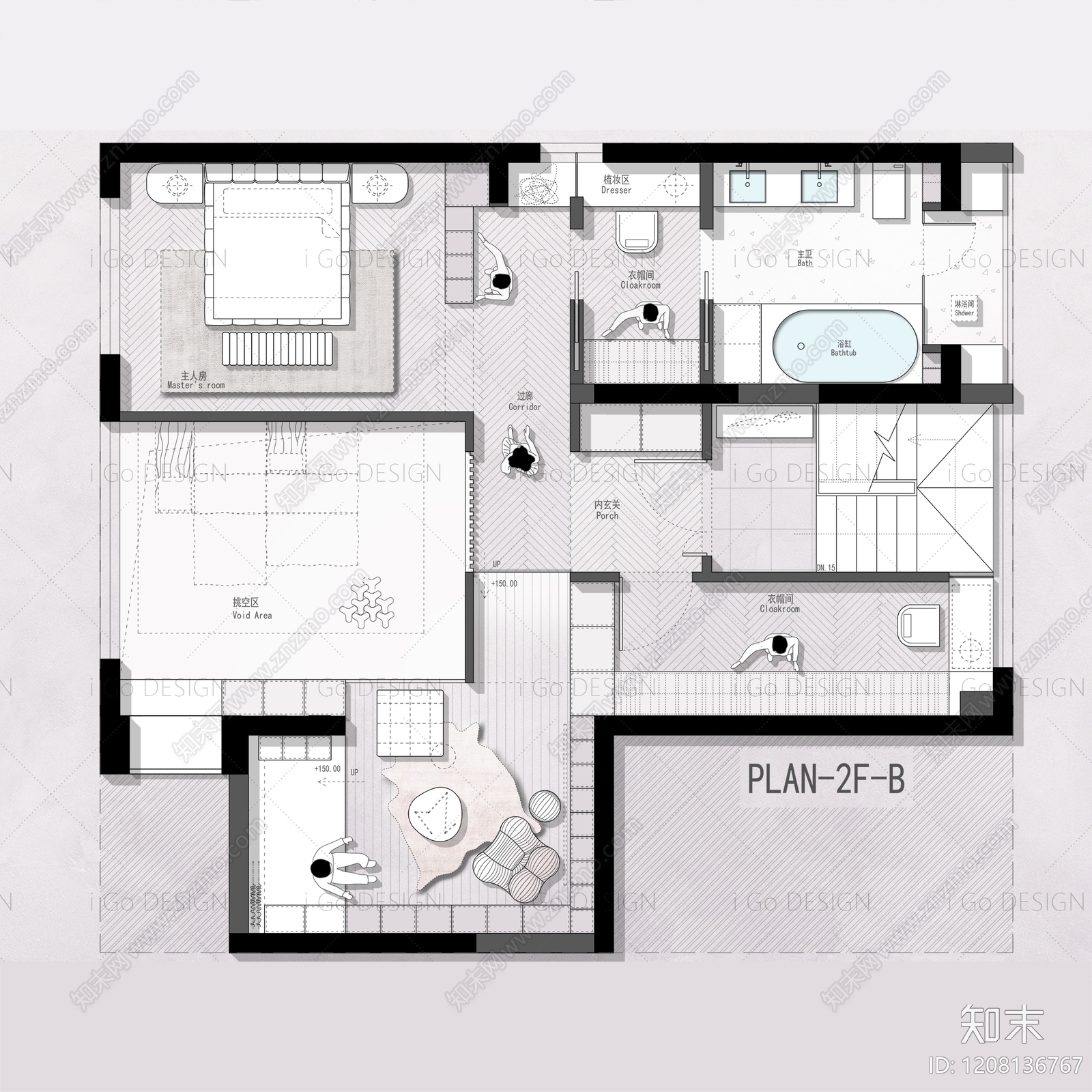 别墅cad施工图下载【ID:1208136767】
