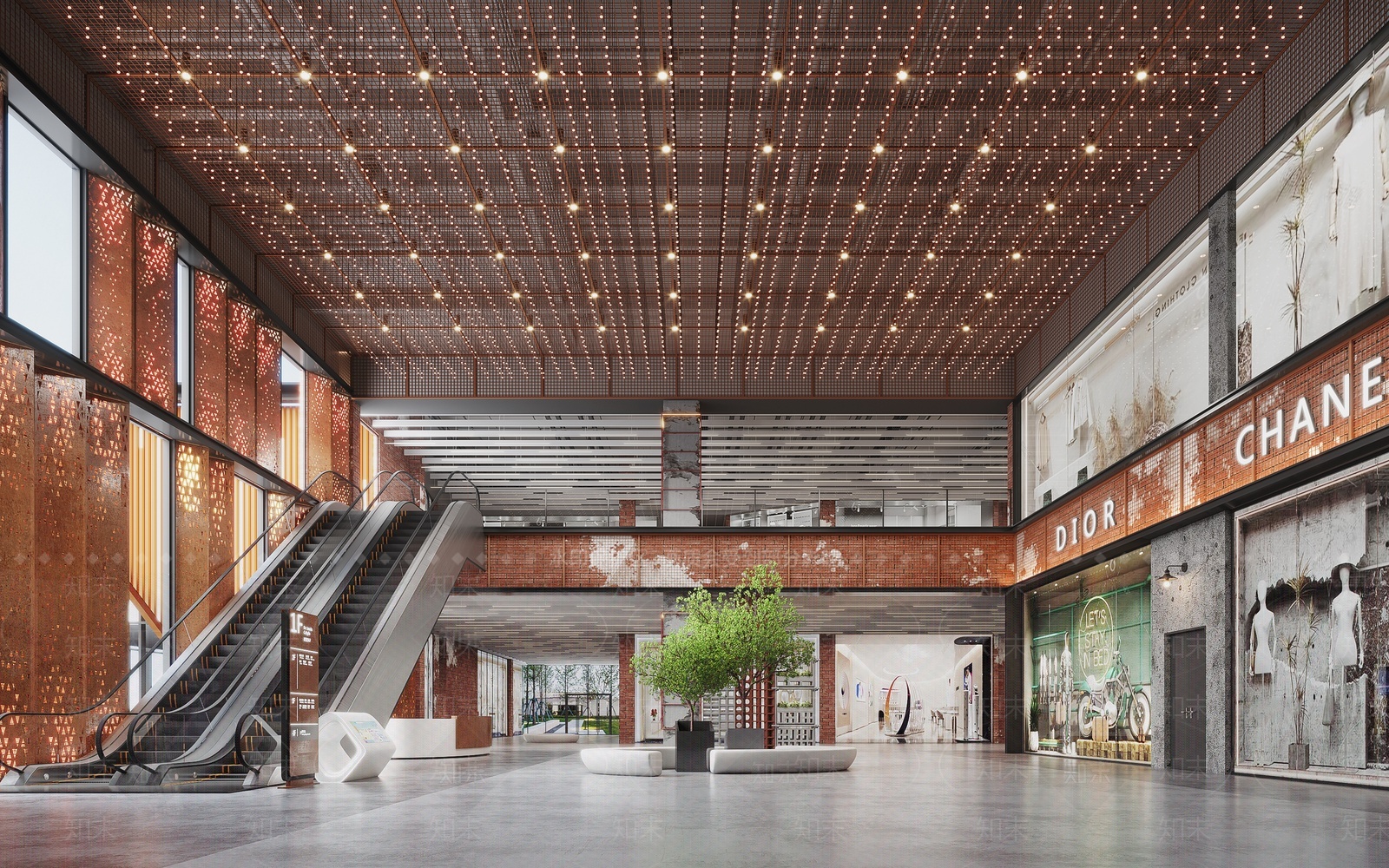 商场大厅3D模型下载【ID:1208149919】