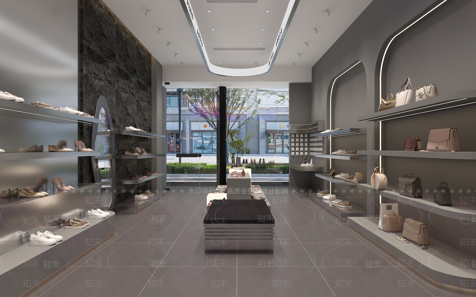 现代鞋店3D模型下载【ID:1208180308】