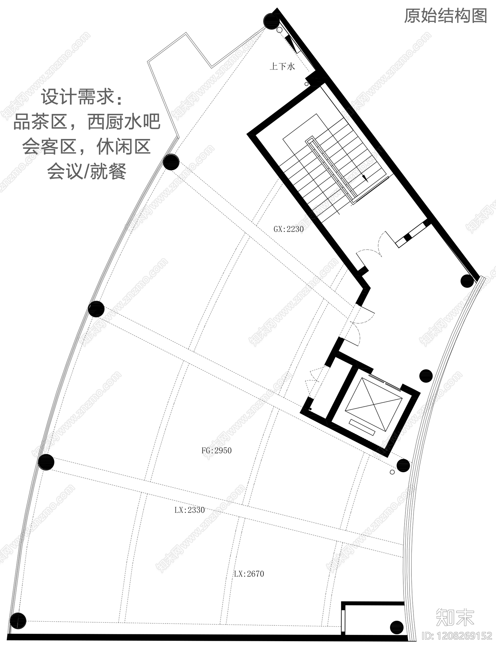 现代会所cad施工图下载【ID:1208269152】