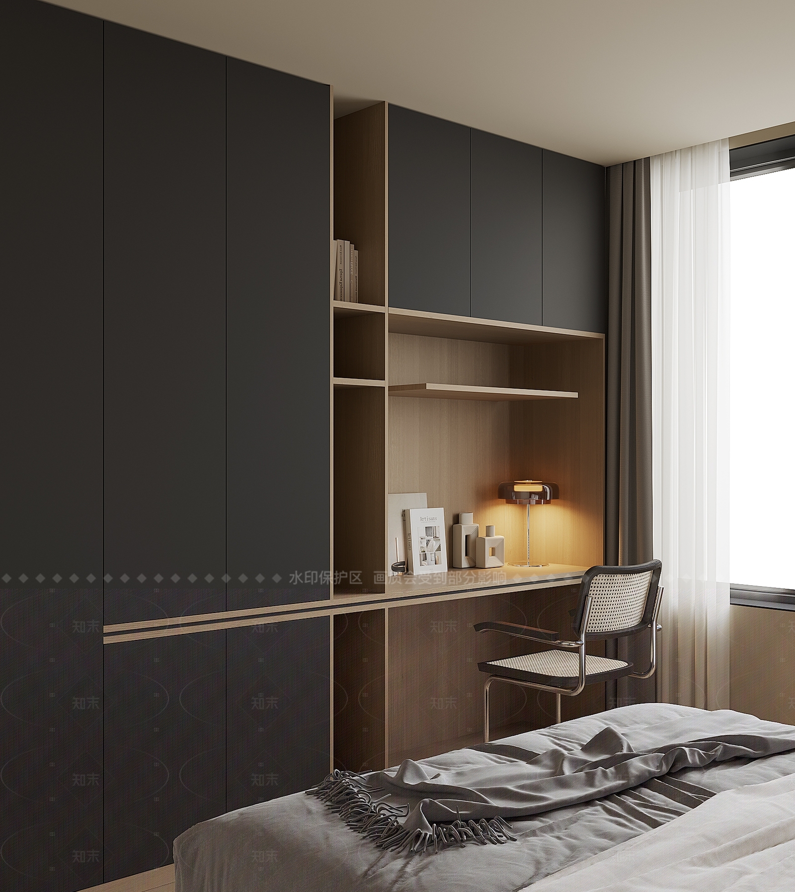 现代衣柜3D模型下载【ID:1208269385】
