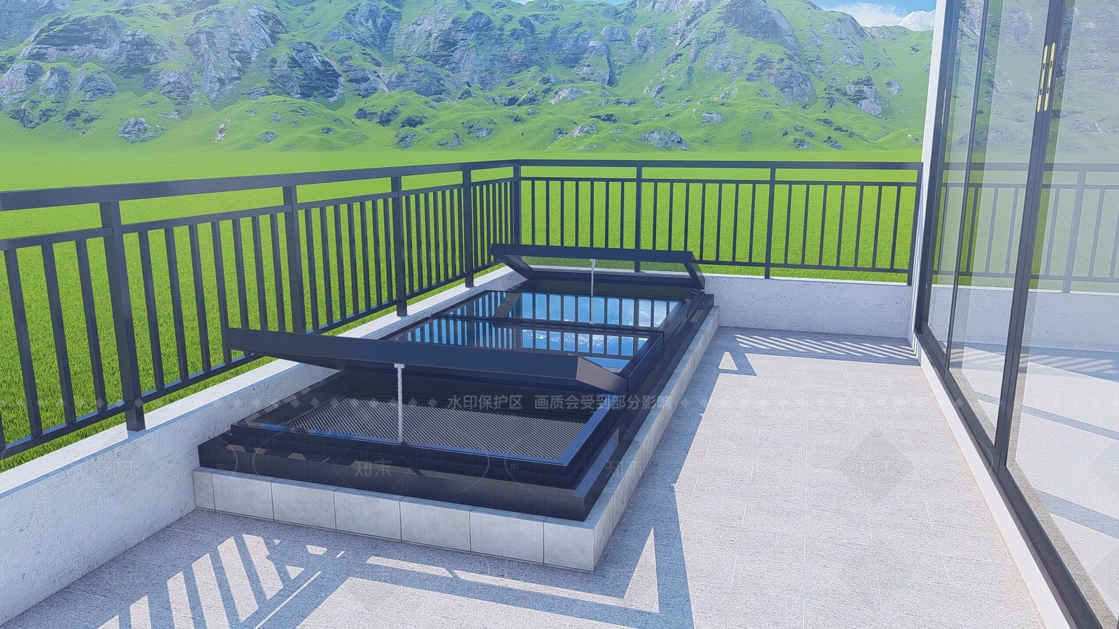 现代天窗SU模型下载【ID:1208269959】