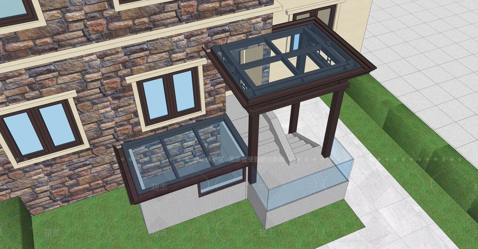 现代小公建SU模型下载【ID:1208272499】