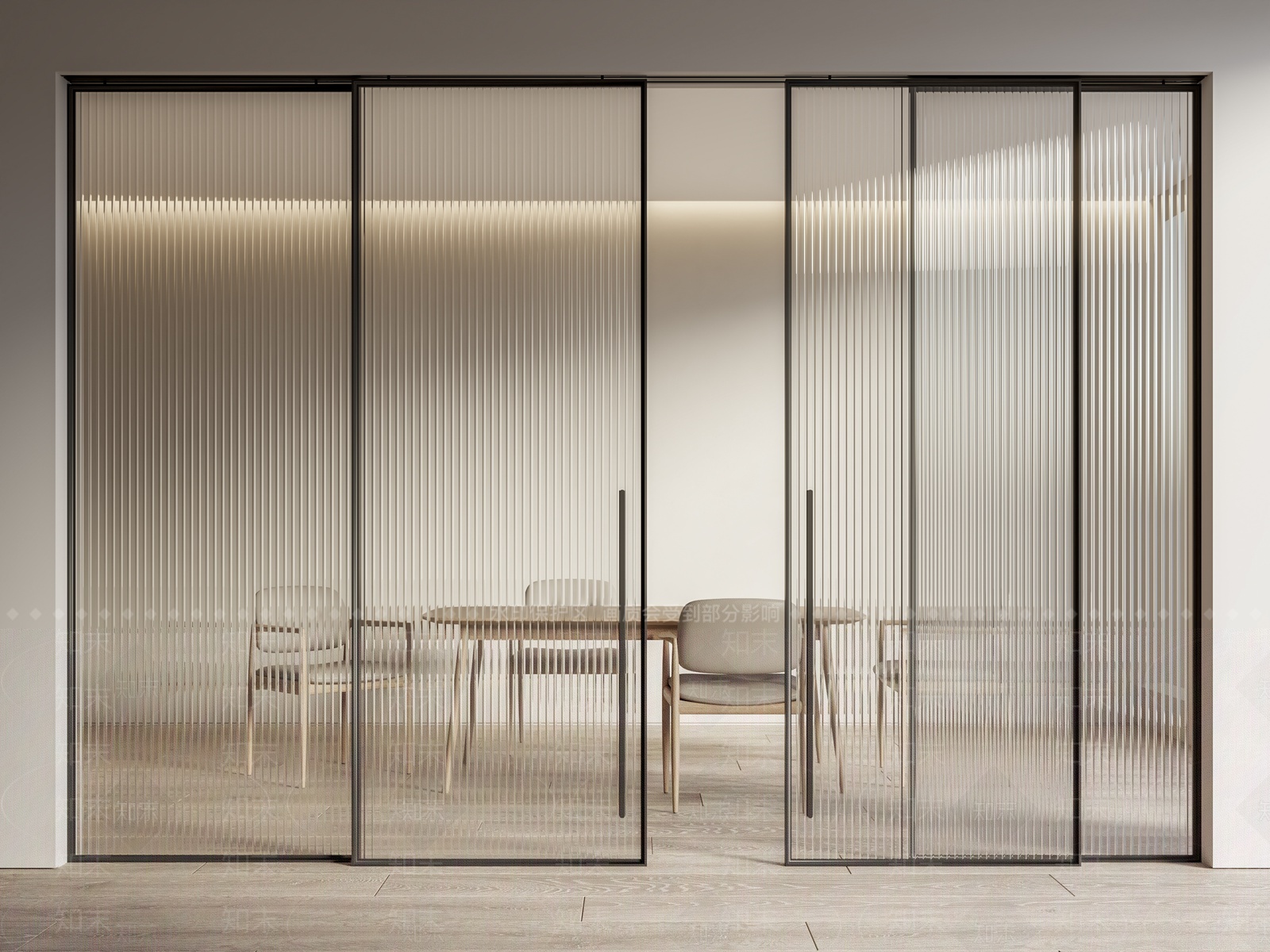 现代长虹玻璃移门SU模型下载【ID:1208273832】