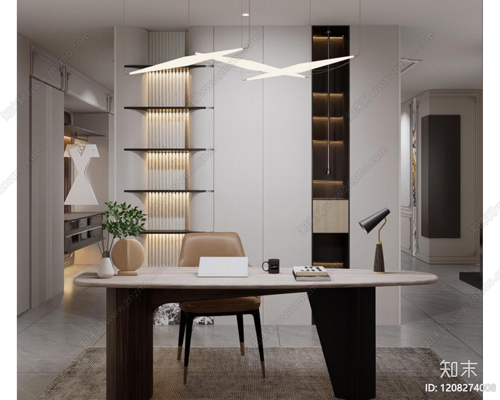 极简玄关施工图下载【ID:1208274008】