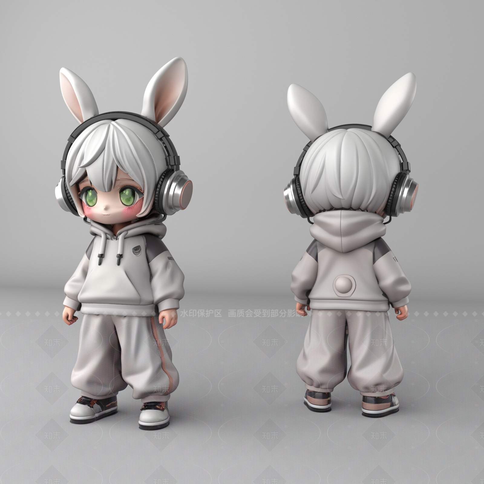 虚拟人物3D模型下载【ID:1208276270】