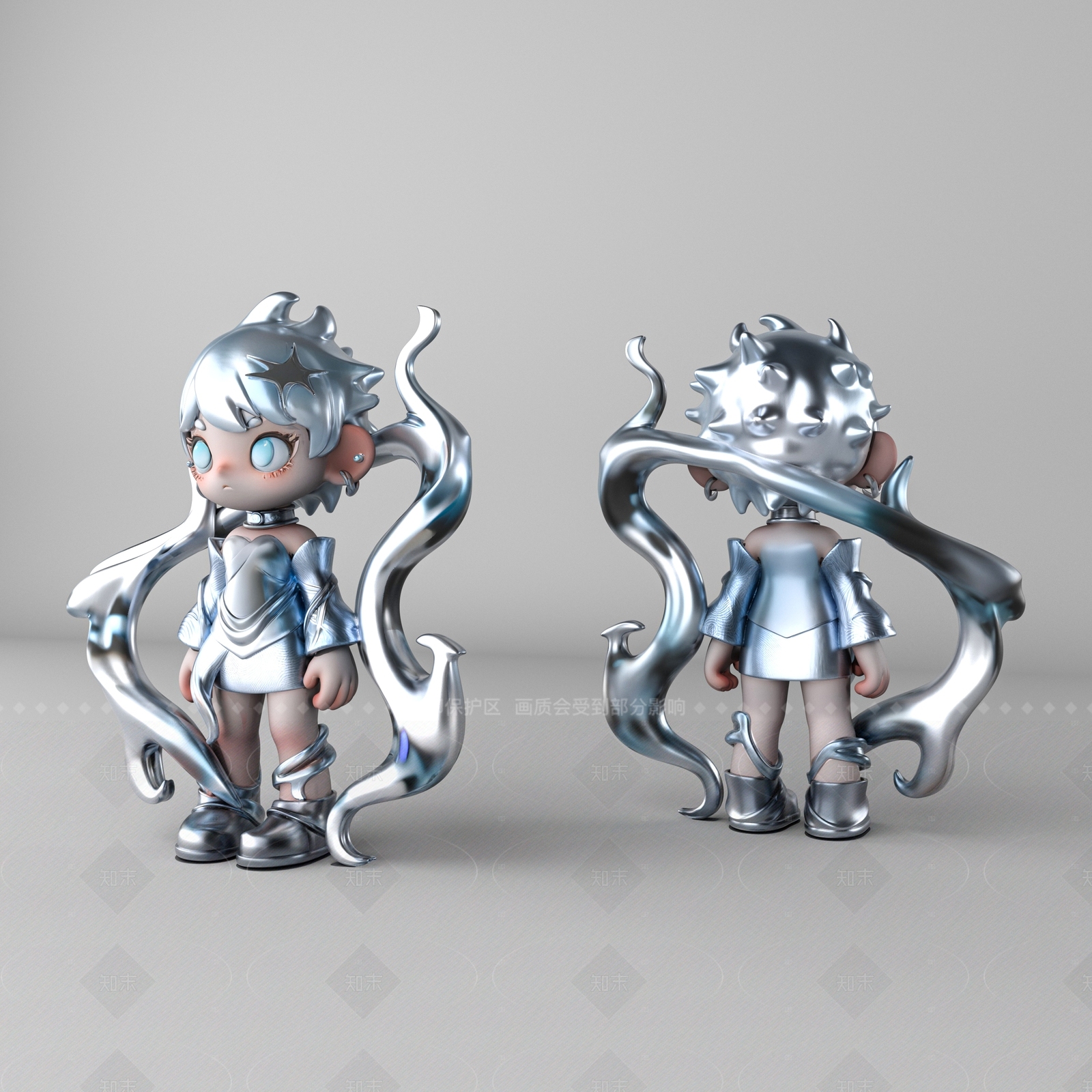 虚拟人物3D模型下载【ID:1208280370】