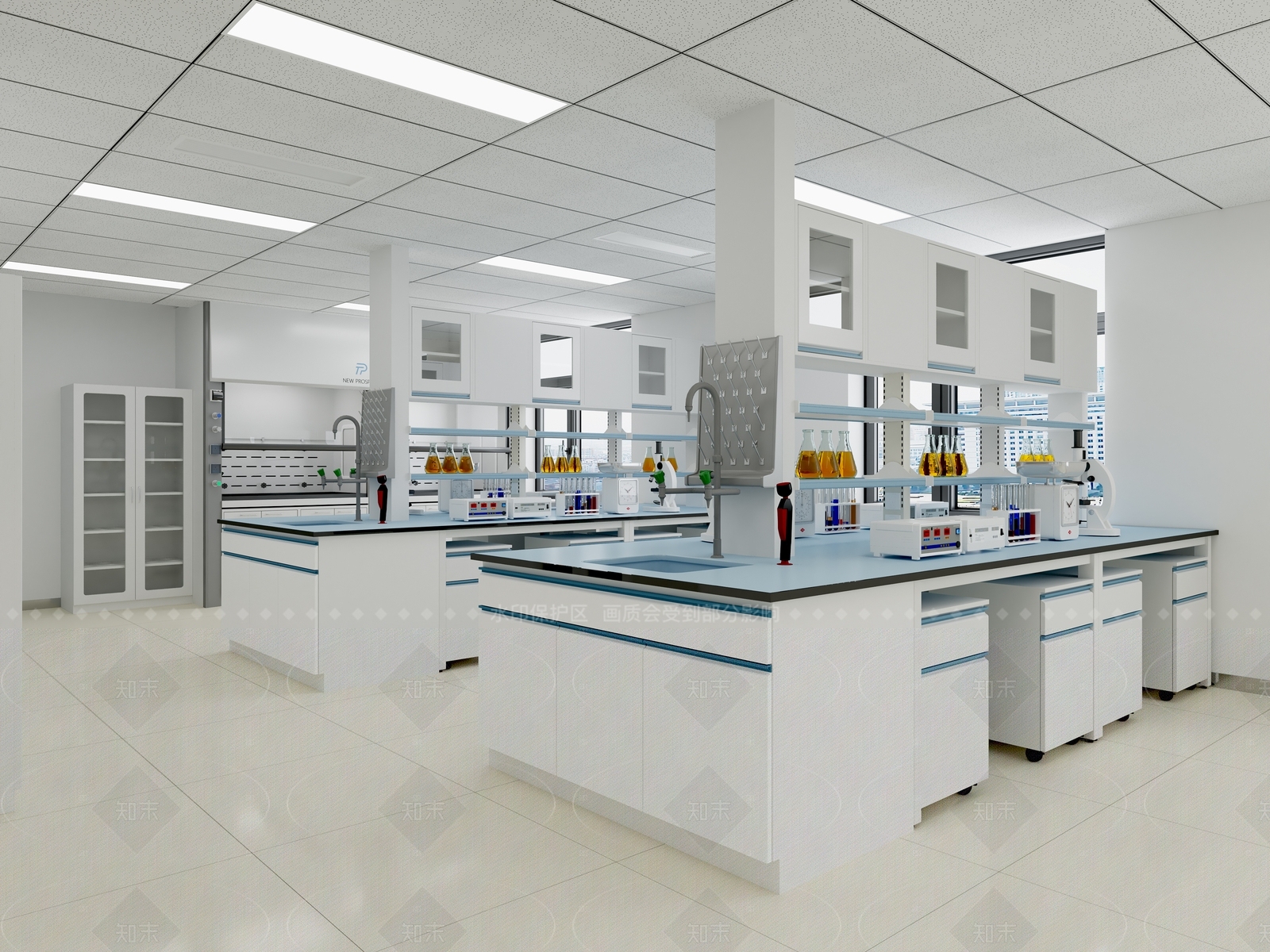 现代实验室3D模型下载【ID:1208282237】