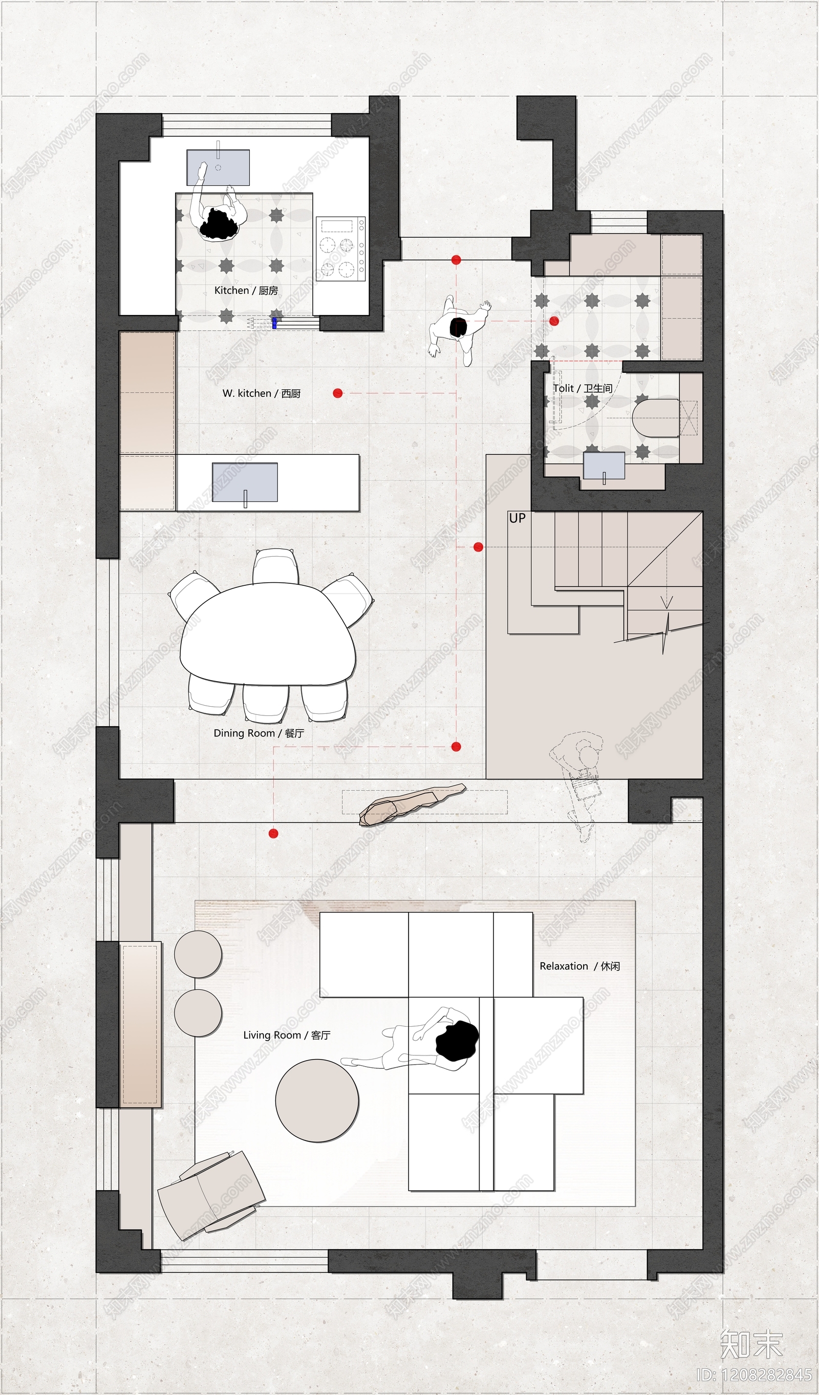 别墅施工图下载【ID:1208282845】