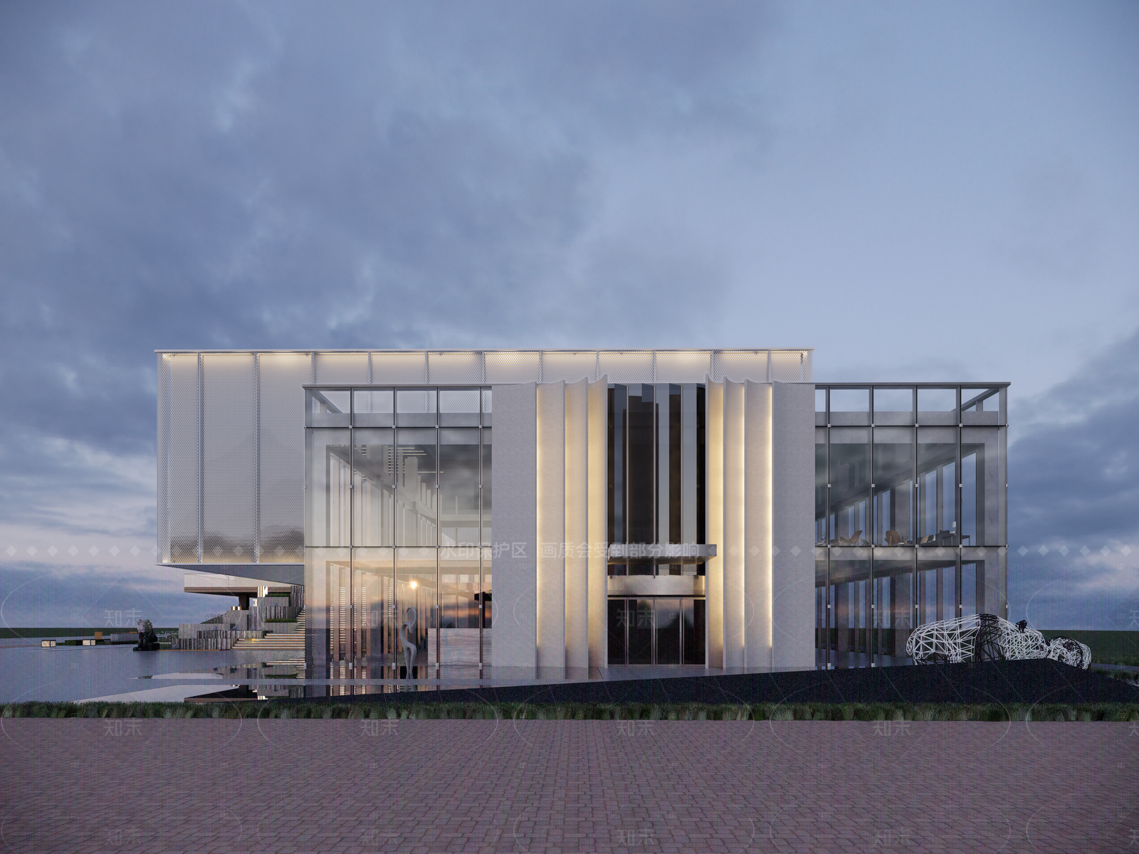 现代活动中心SU模型下载【ID:1208283115】