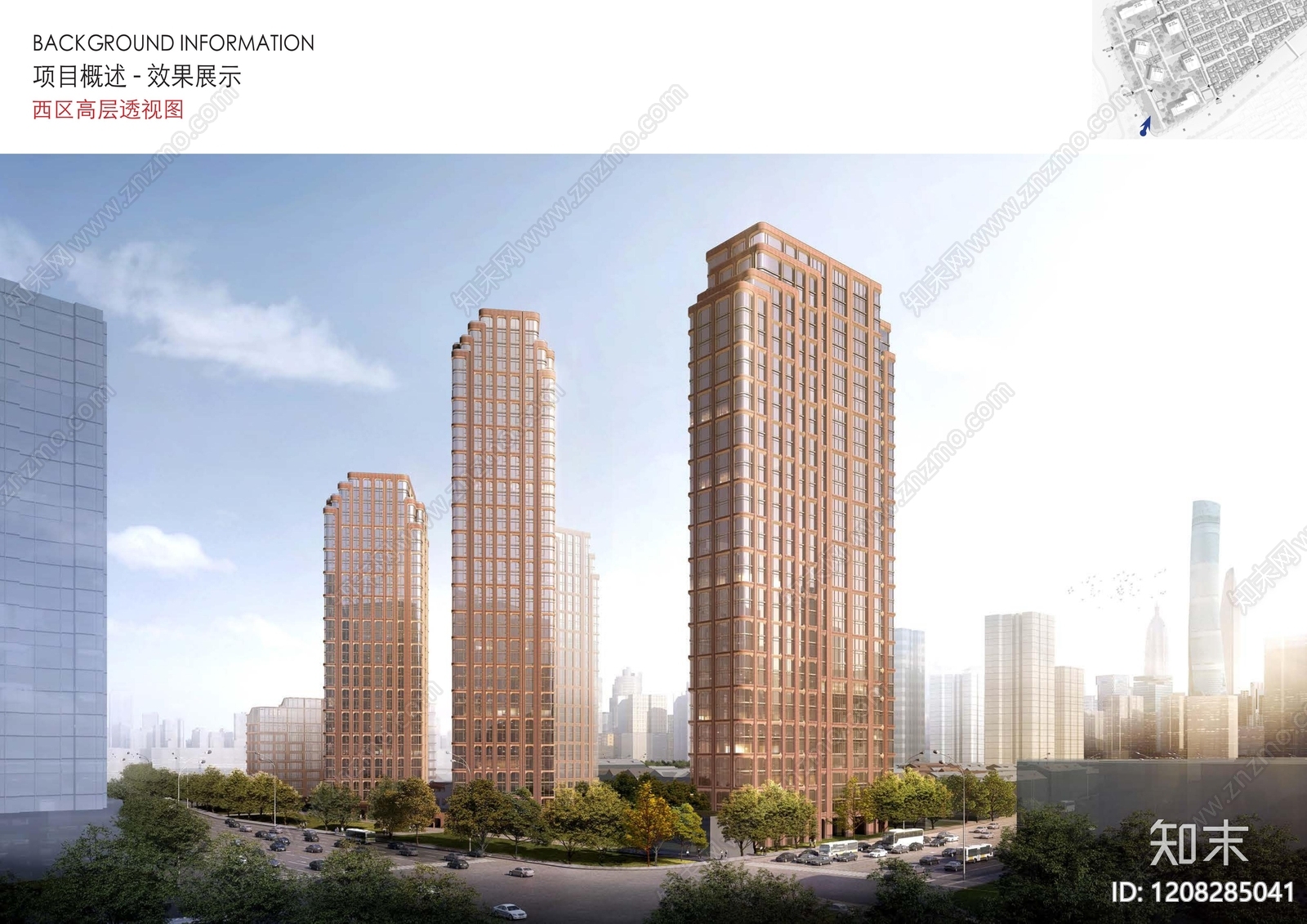 现代新中式小区建筑下载【ID:1208285041】