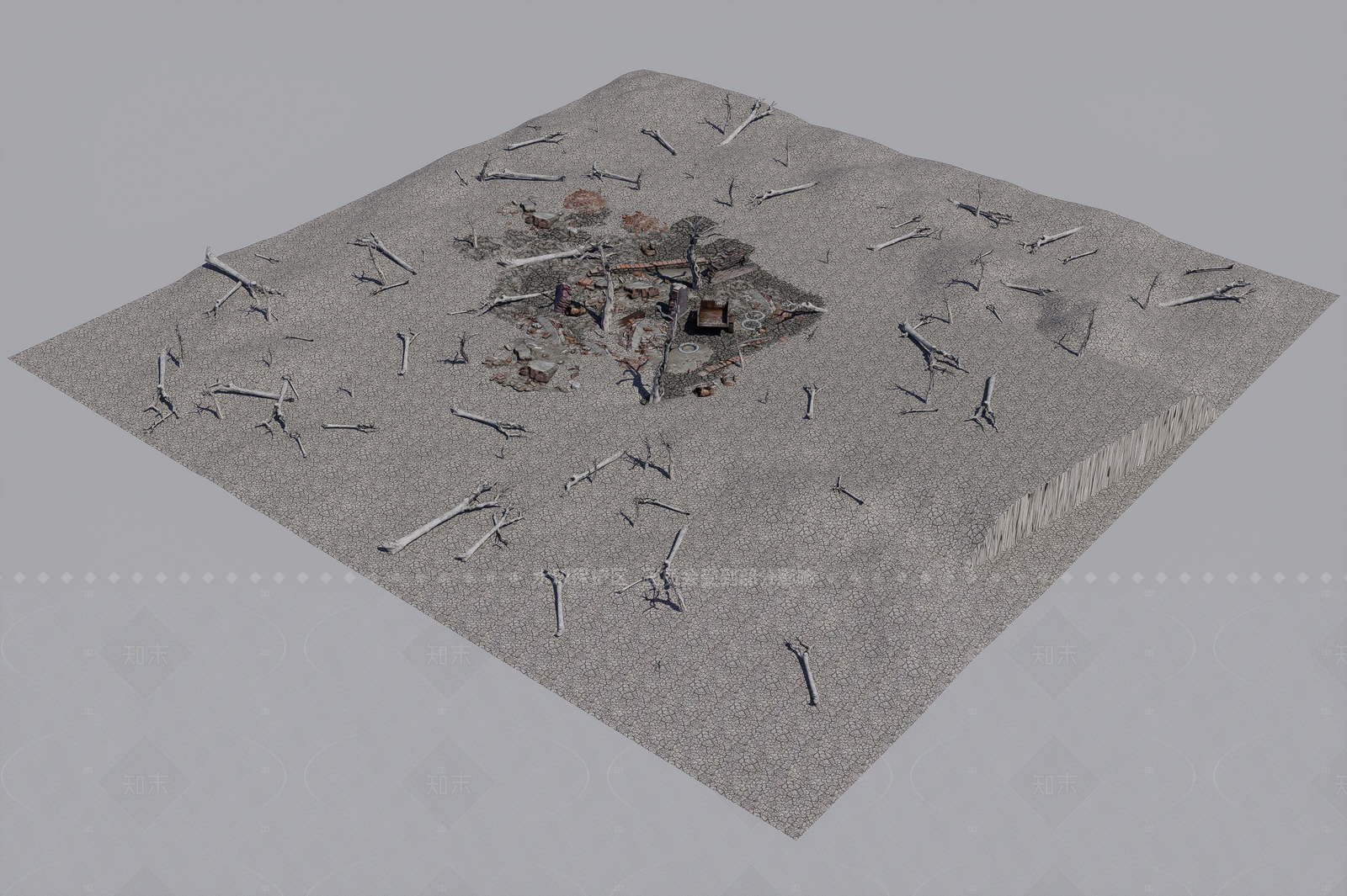 现代其他局部景观3D模型下载【ID:1208290551】