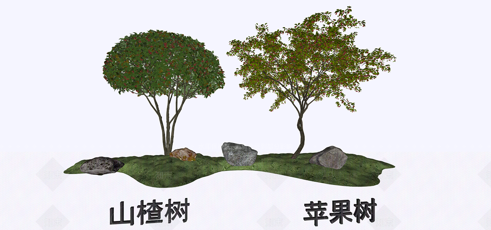 乔木SU模型下载【ID:1208292039】