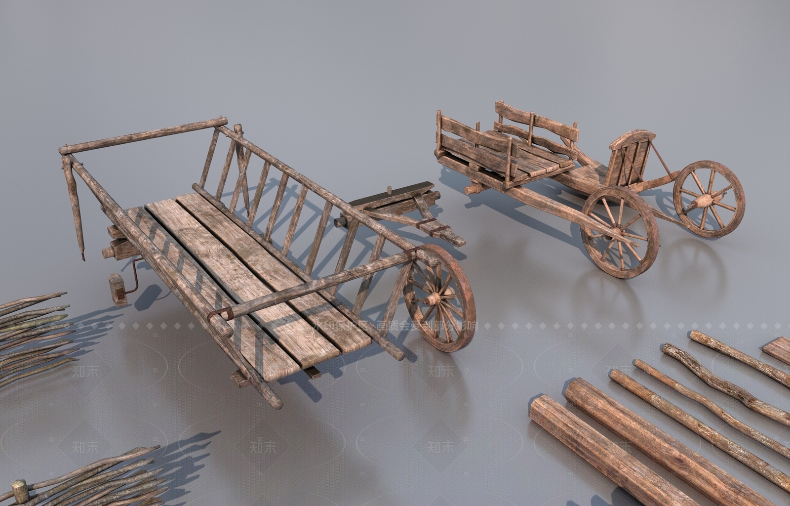 公用器材3D模型下载【ID:1208294109】