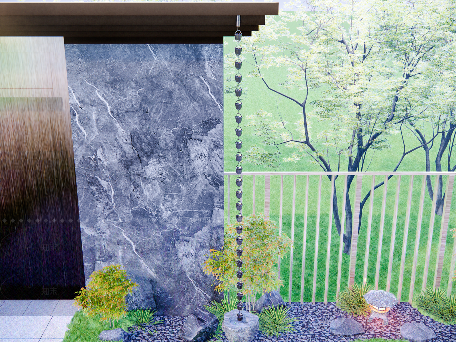 日式其他景观小品SU模型下载【ID:1208296998】