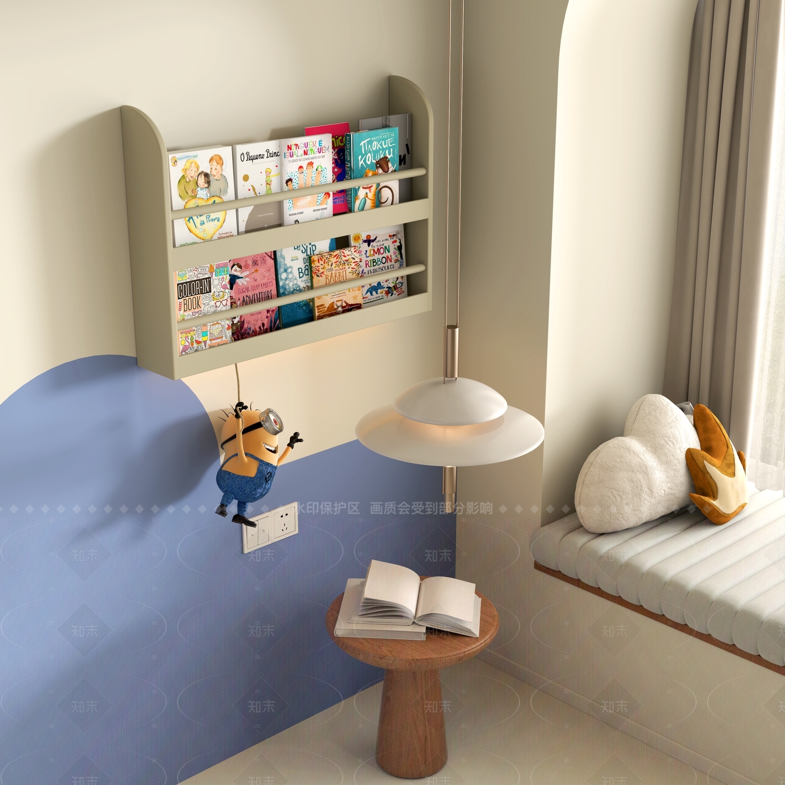 现代书架3D模型下载【ID:1208301517】