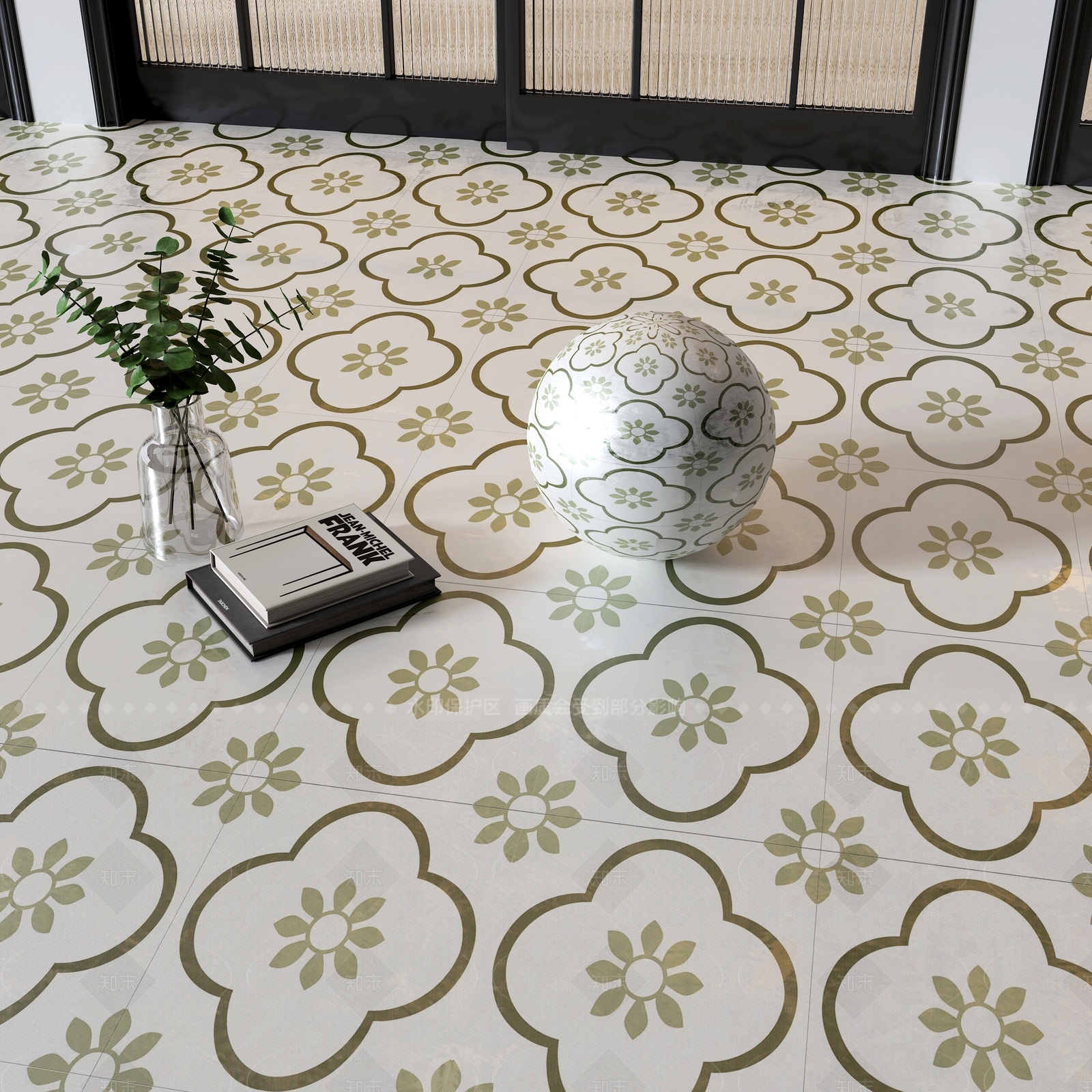 现代地砖3D模型下载【ID:1208303027】