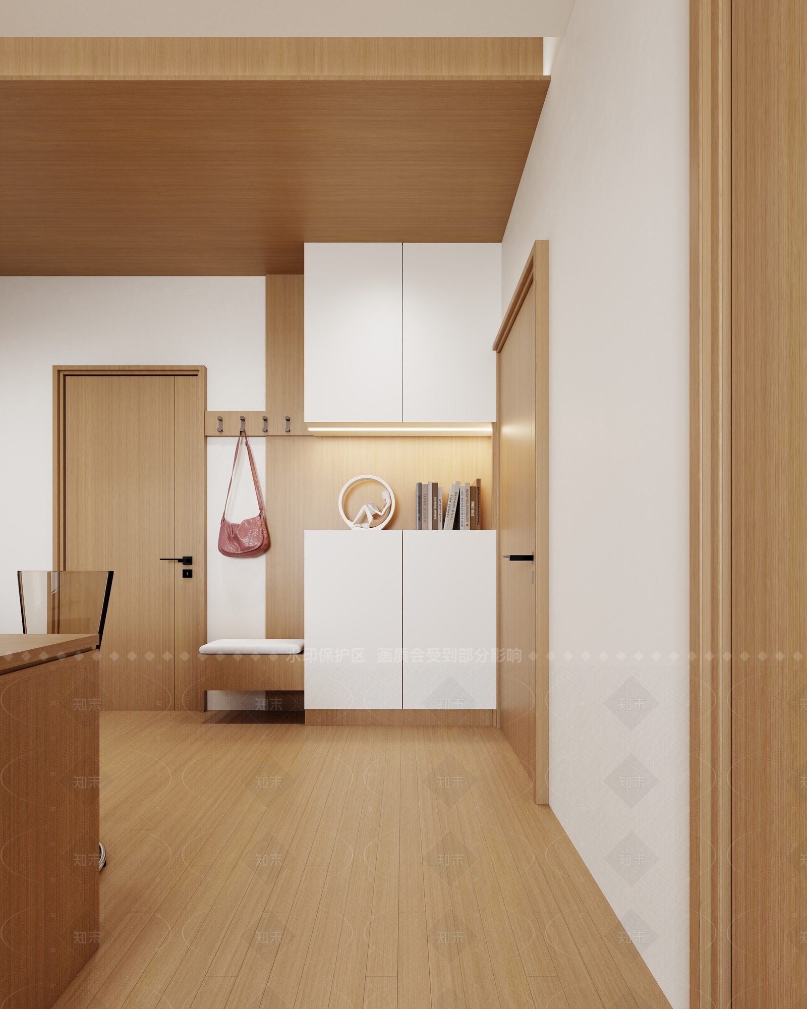 原木现代客餐厅3D模型下载【ID:1208305735】