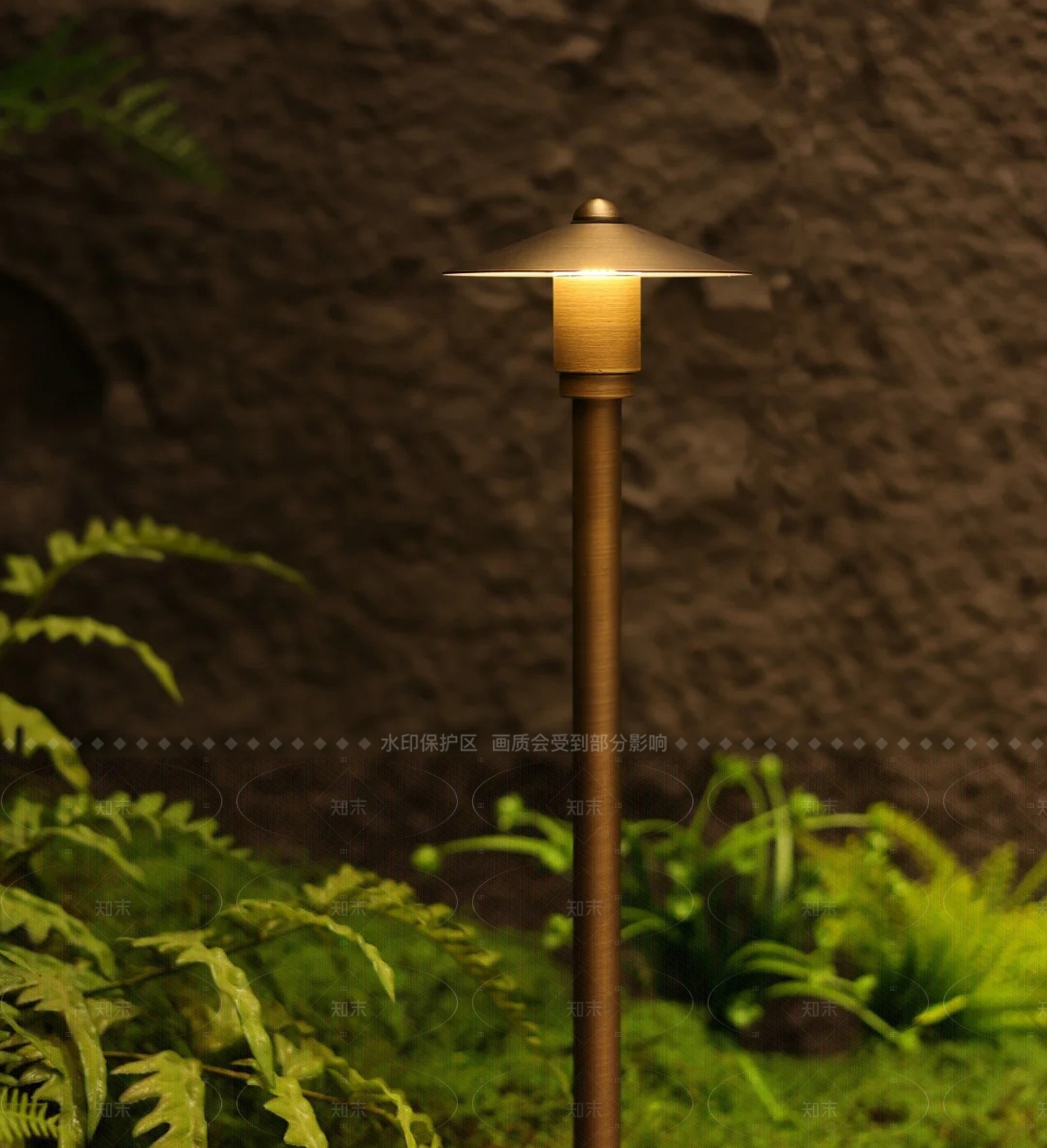 现代新中式草坪灯SU模型下载【ID:1208305831】