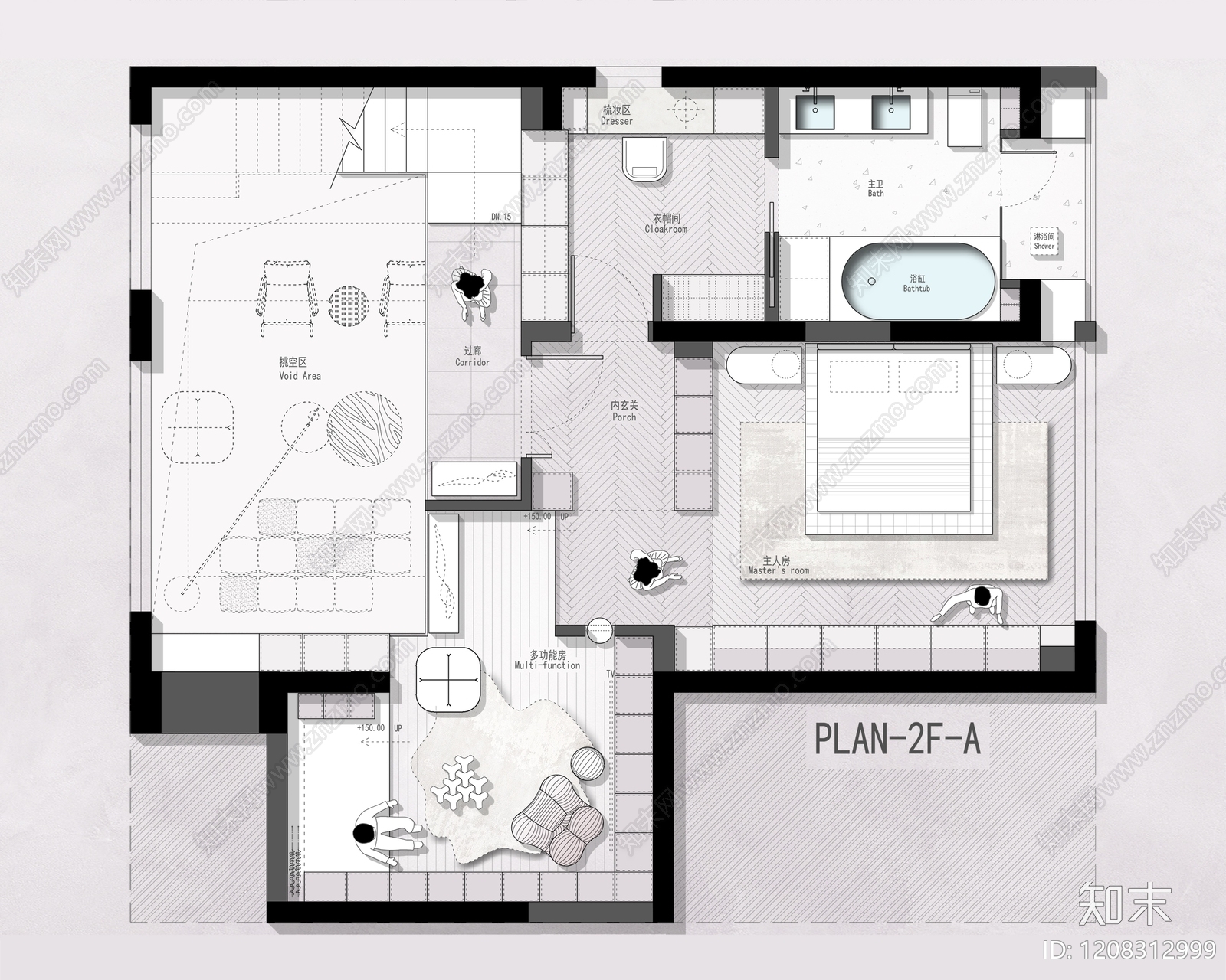 别墅cad施工图下载【ID:1208312999】