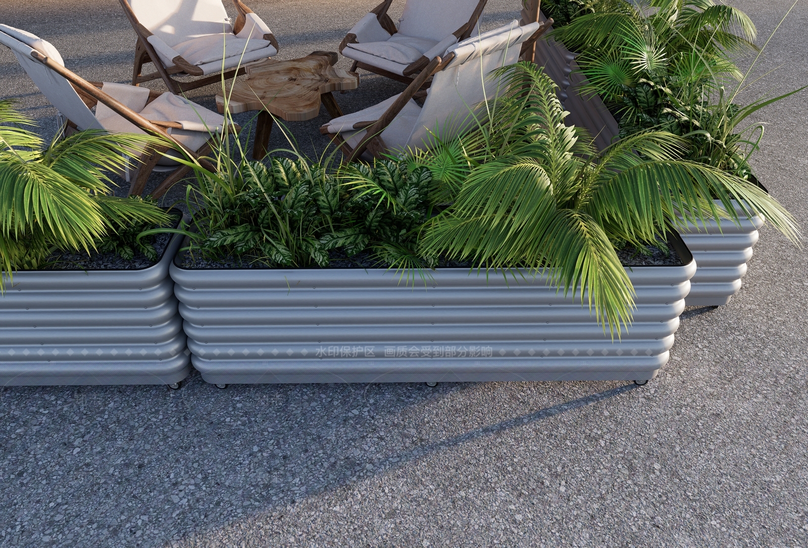 现代工业花钵花器SU模型下载【ID:1208353629】