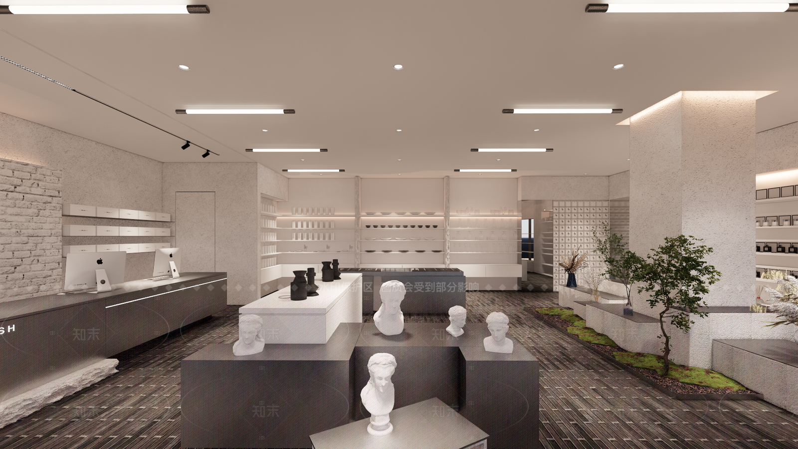 现代侘寂玩具礼品店SU模型下载【ID:1208320684】