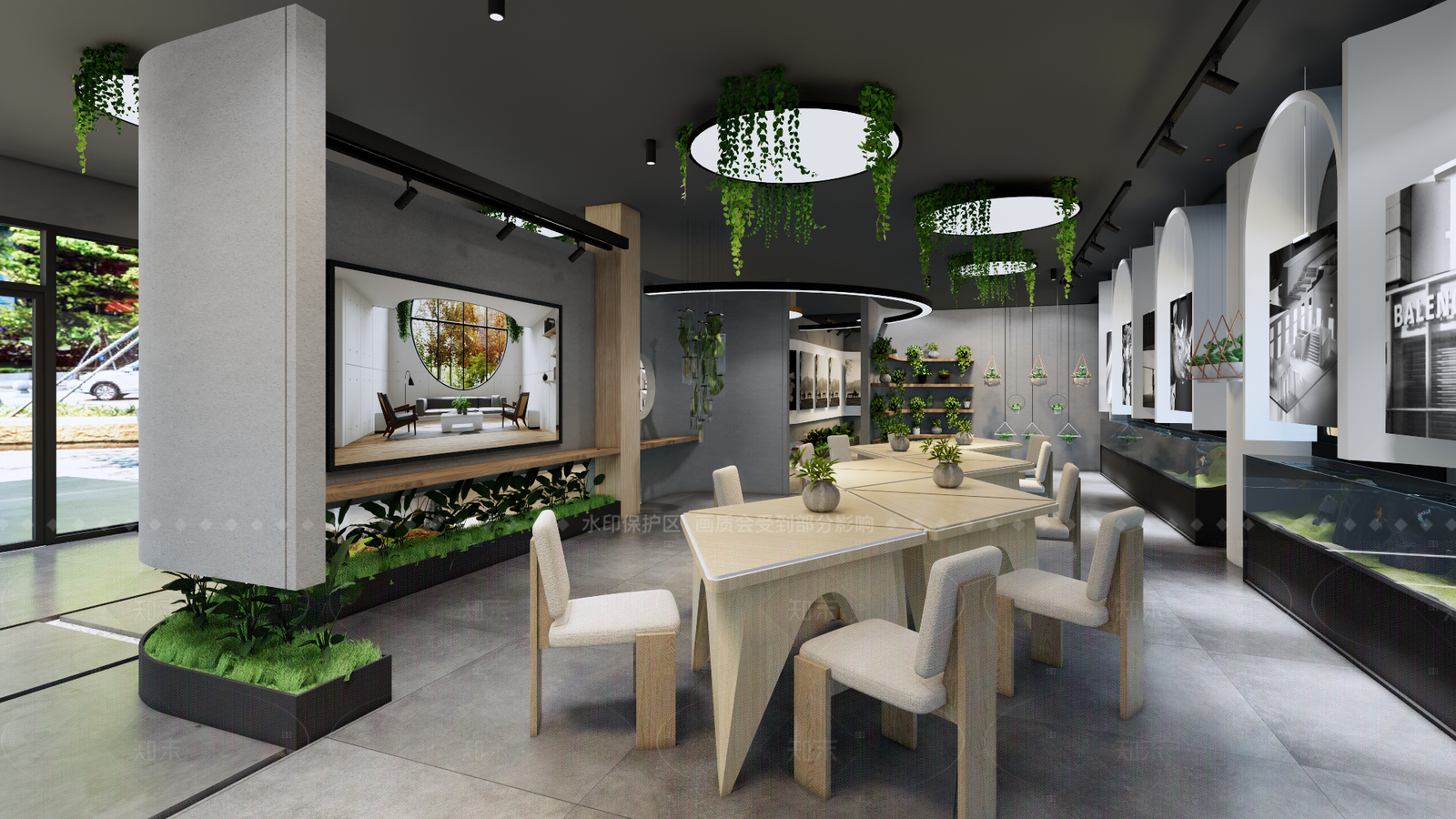 现代党建室SU模型下载【ID:1208322964】