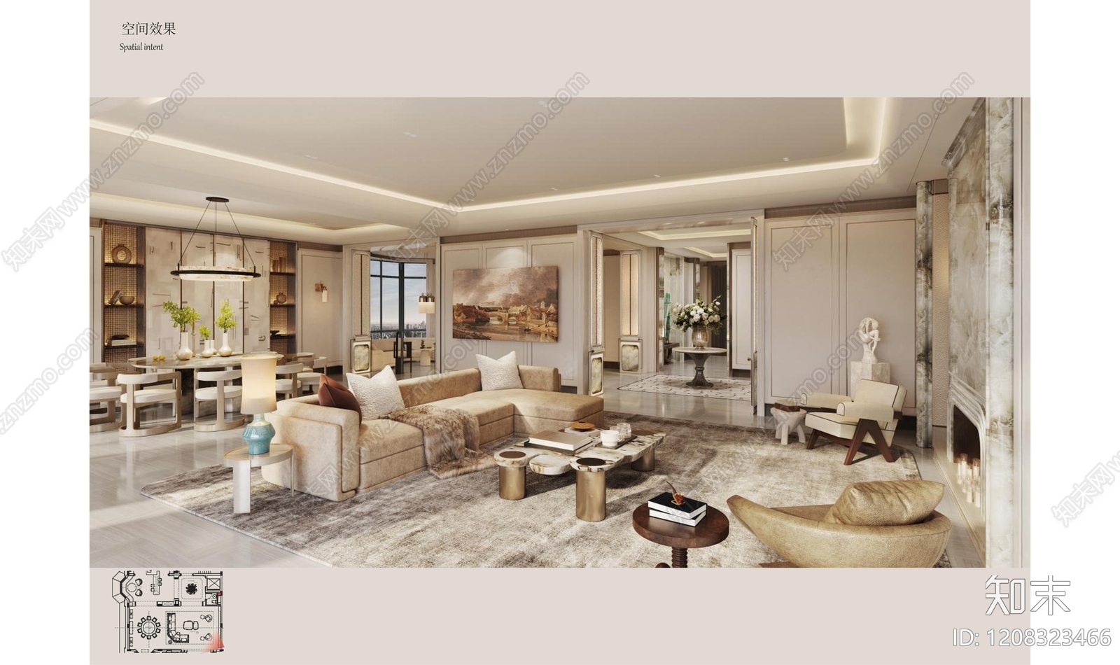 现代样板间下载【ID:1208323466】