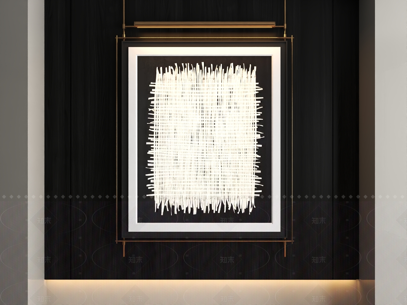 现代中古挂画3D模型下载【ID:1208323989】