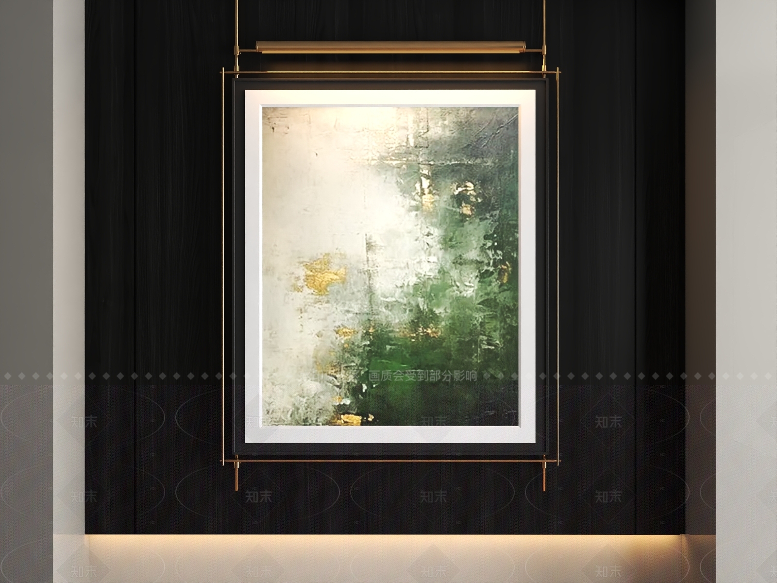 轻奢中古挂画3D模型下载【ID:1208324074】