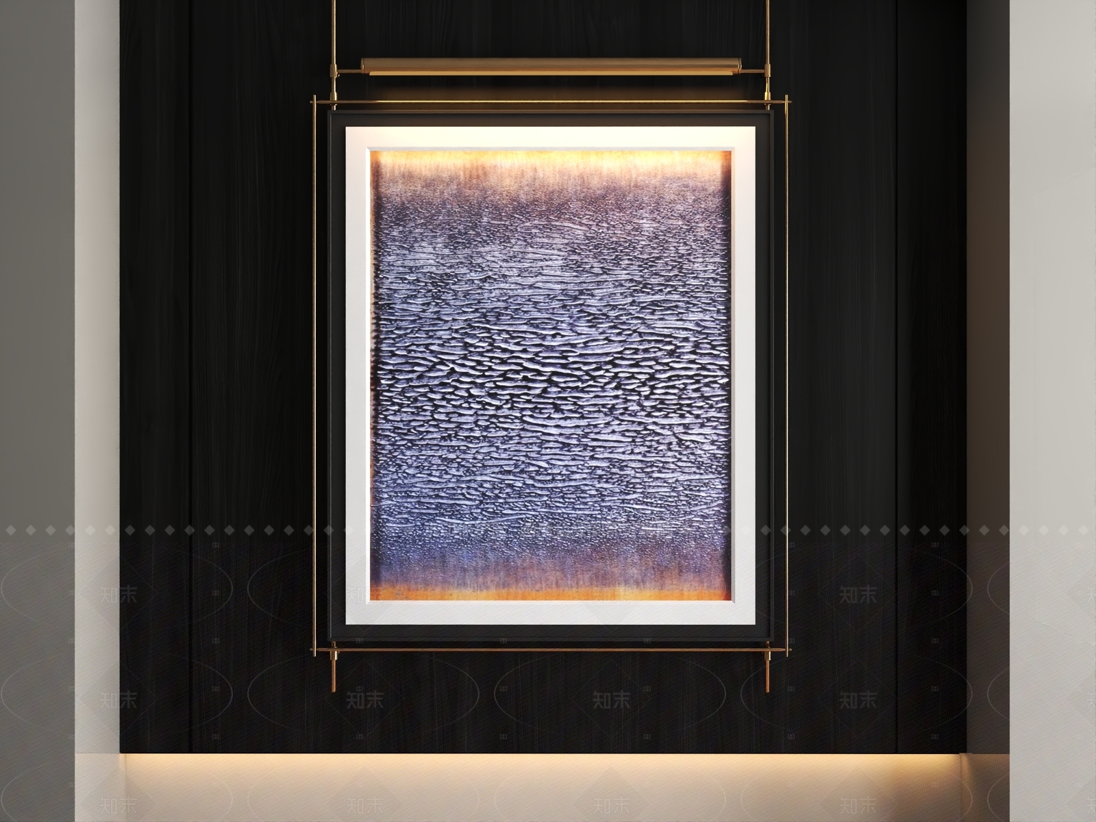 现代中古挂画3D模型下载【ID:1208324120】