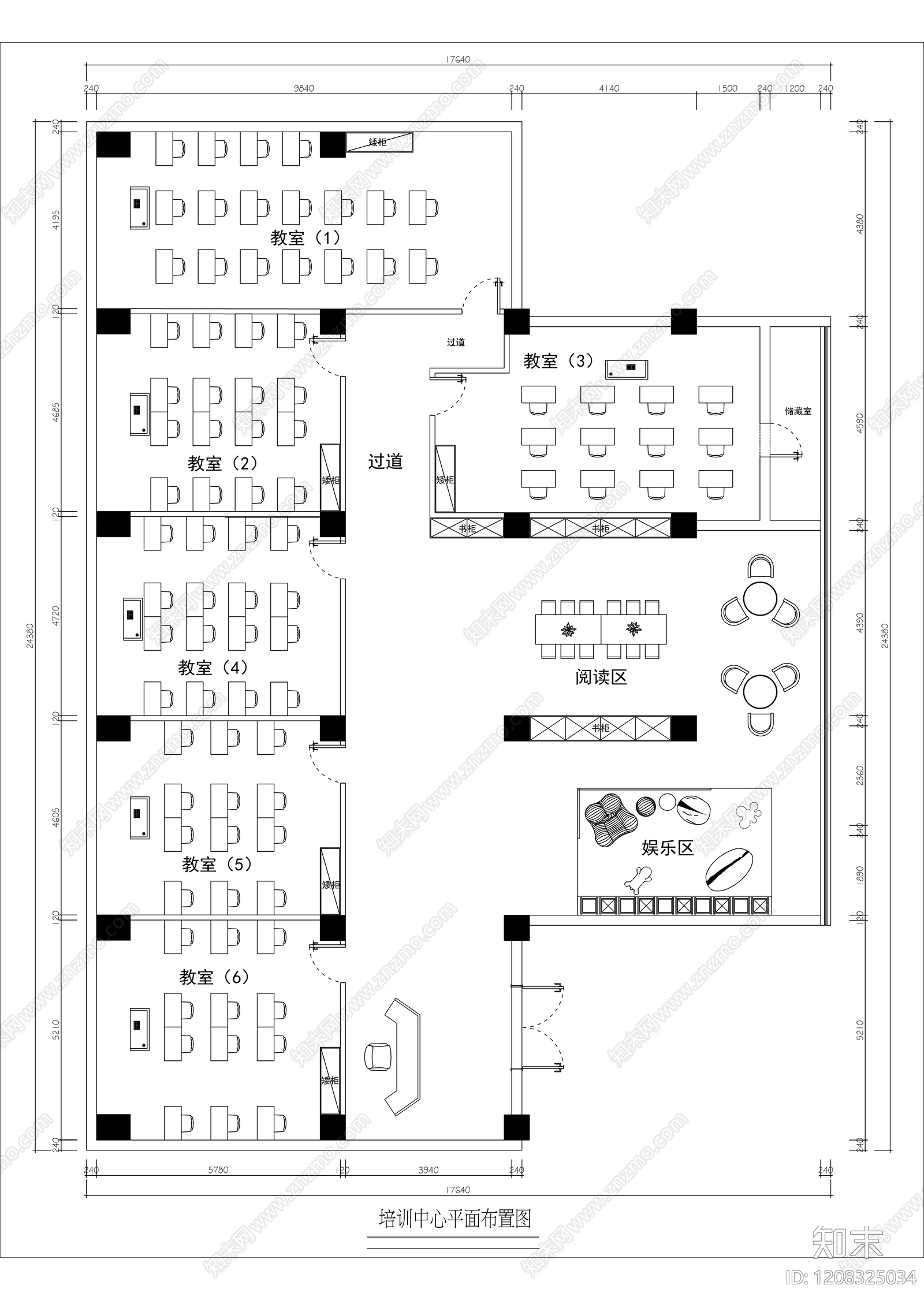现代意式培训中心施工图下载【ID:1208325034】